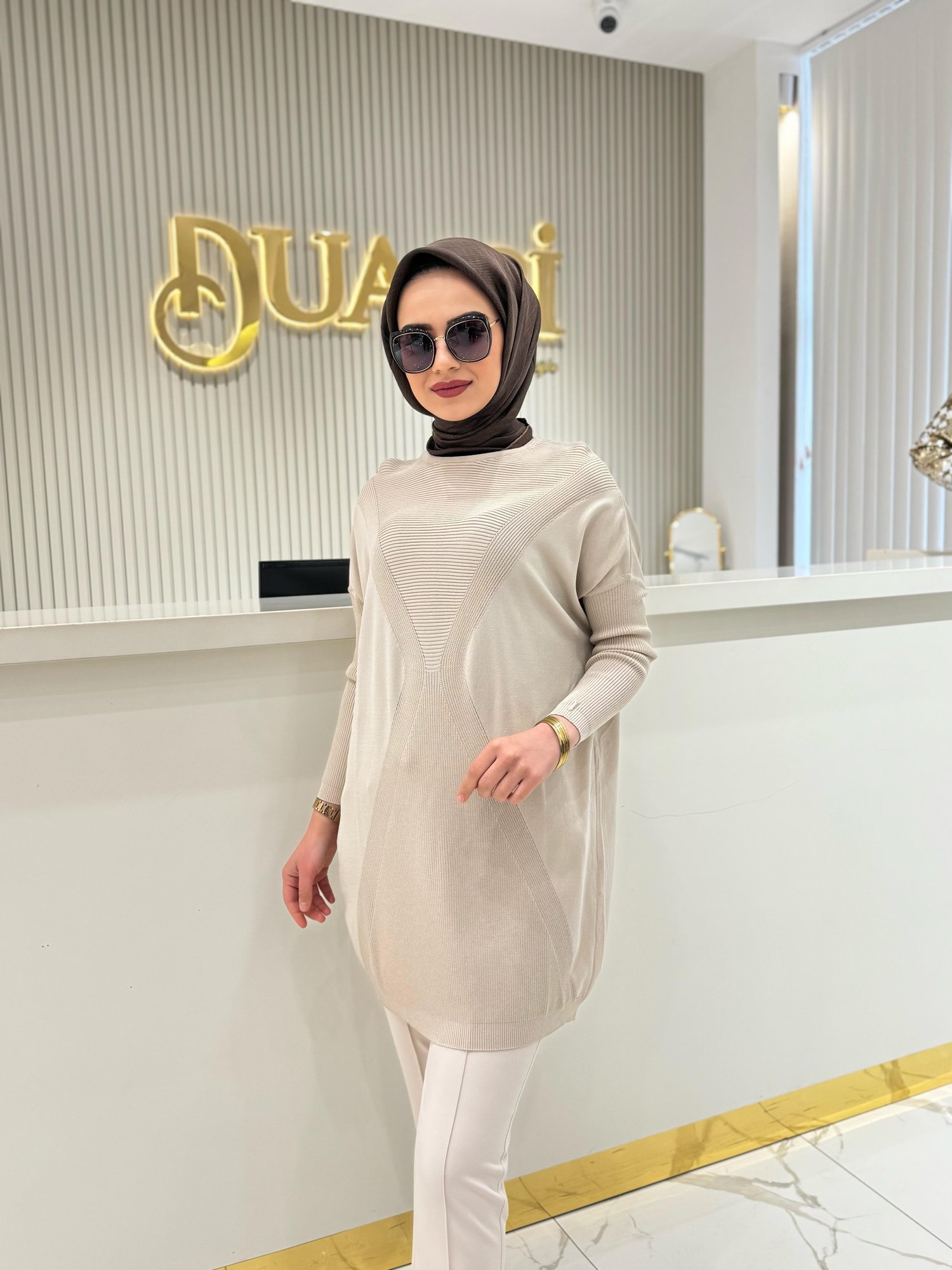 Kum Saati Yürütmeli Triko 6923-T - TAŞ
