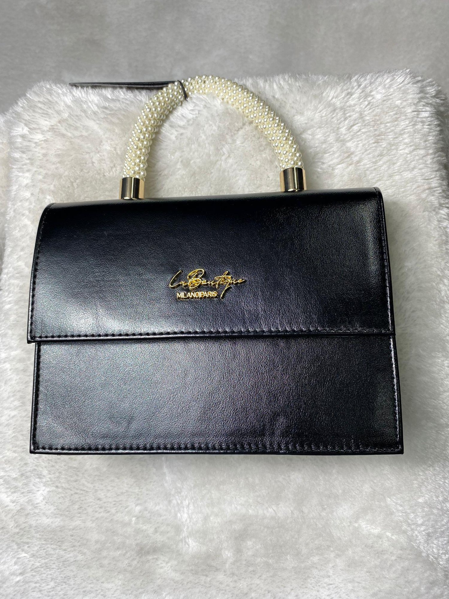 La Boutique İncili Çanta 7134 - SİYAH