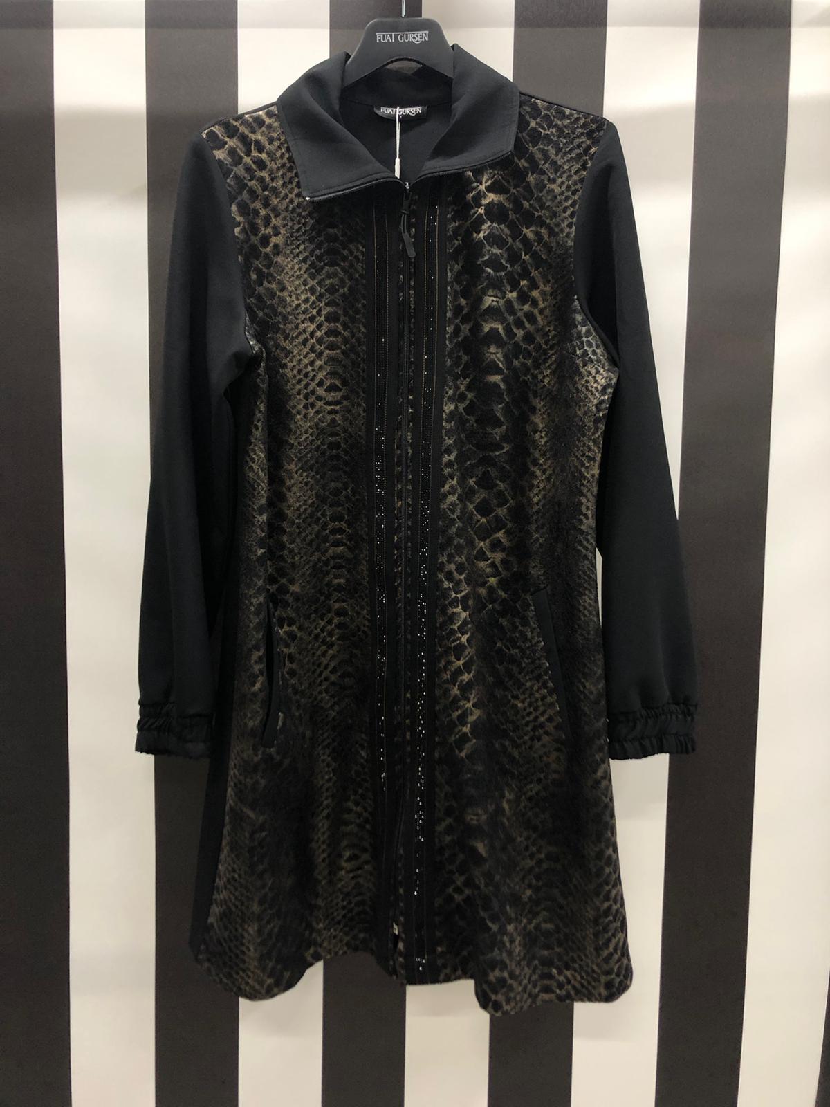 Leopar Baskılı Kap 9630 - SİYAH