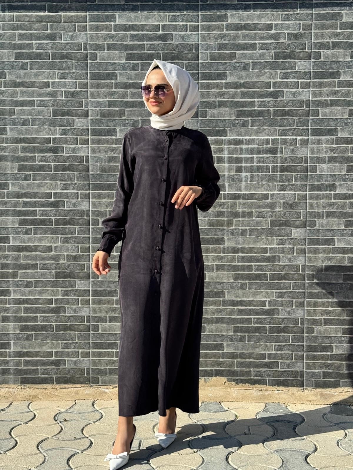 Lisa 5070 Elbise  - SİYAH