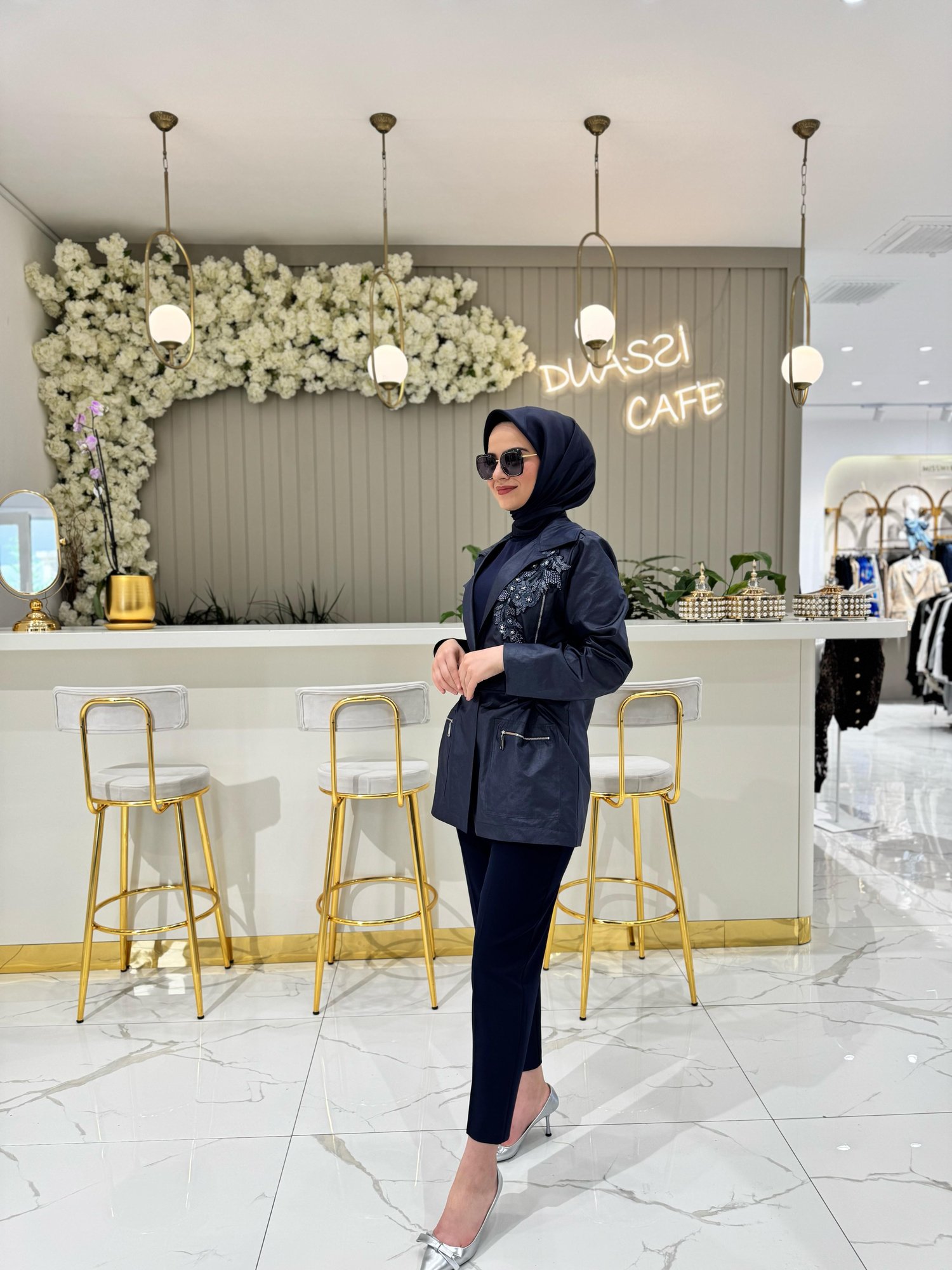 Lisa Trençkot 5046-L - LACİVERT
