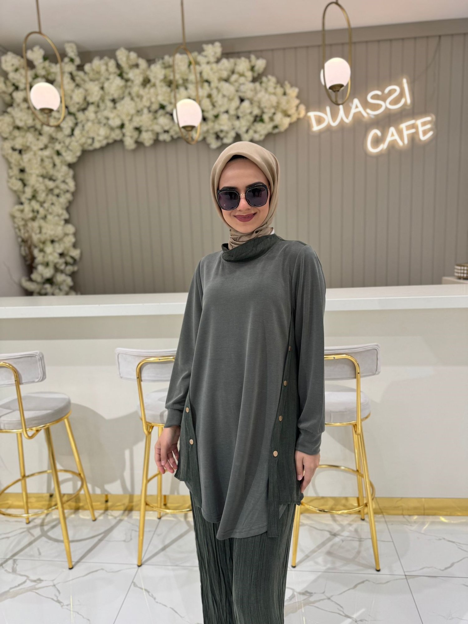 Lissmore 5972 Elbise  - HAKİ