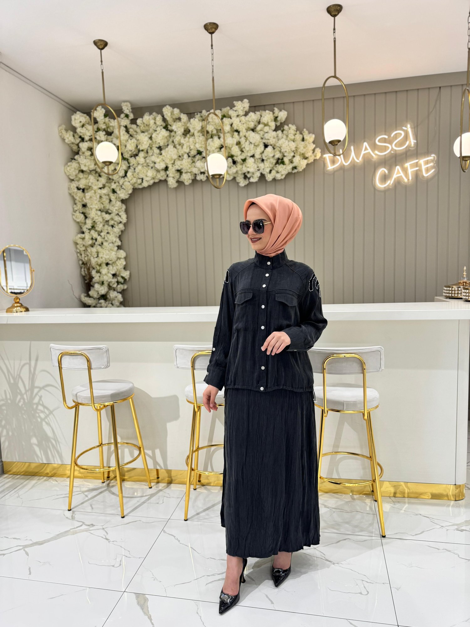 Lissmore 5977 Elbise  - SİYAH