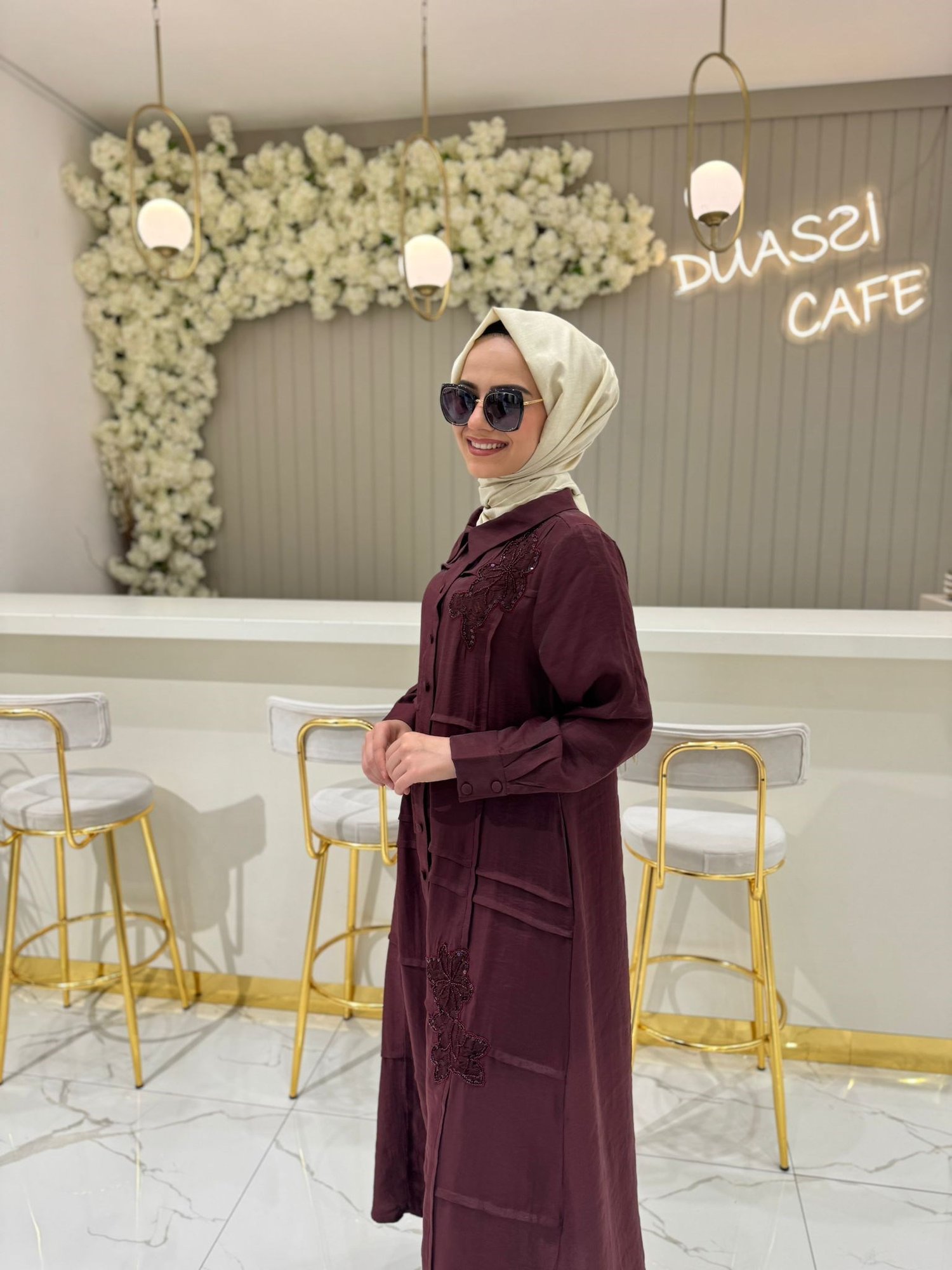 Lissmore 6001 Elbise  - BORDO