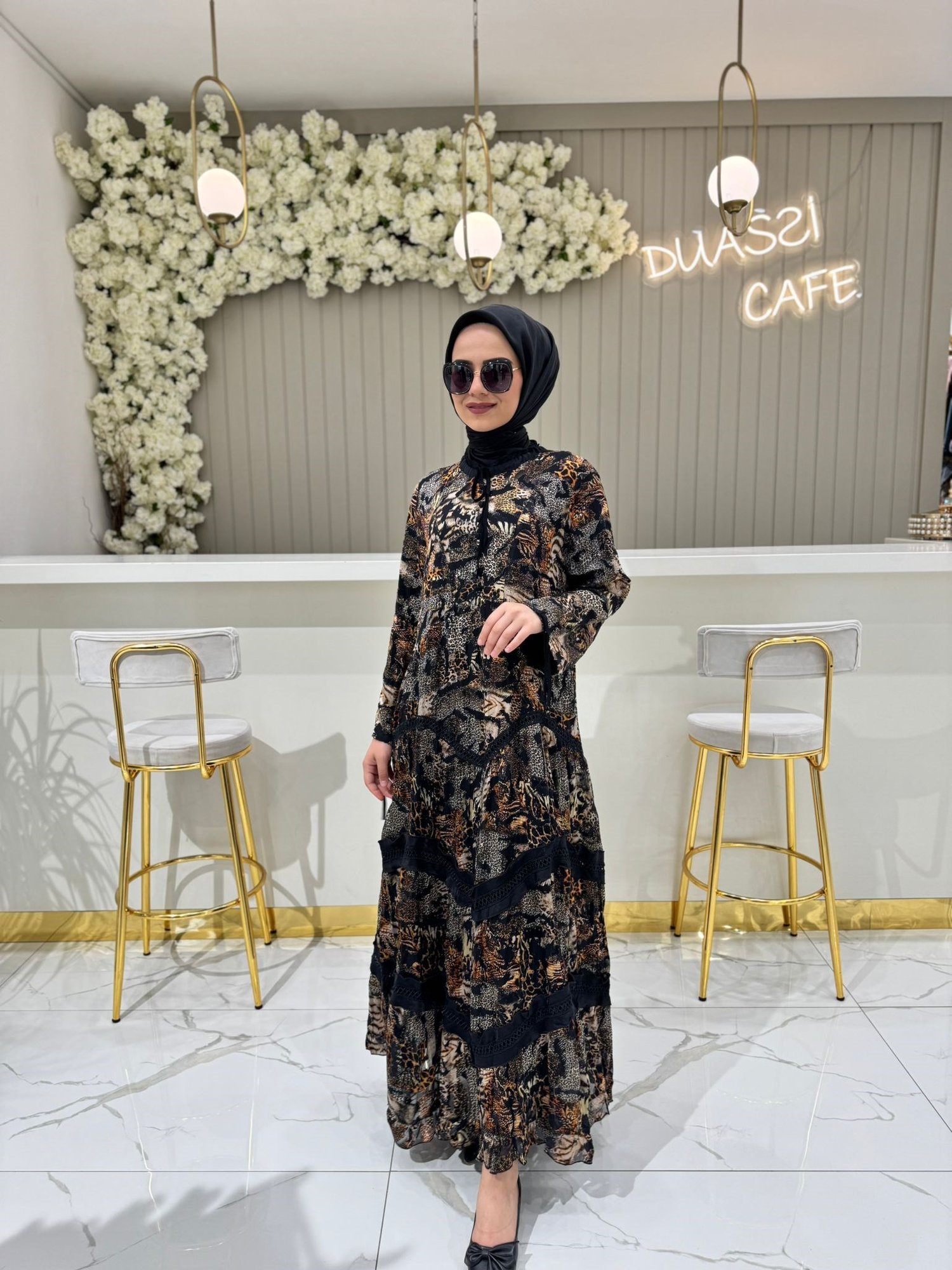 Lissmore 6018 Elbise  - SİYAH