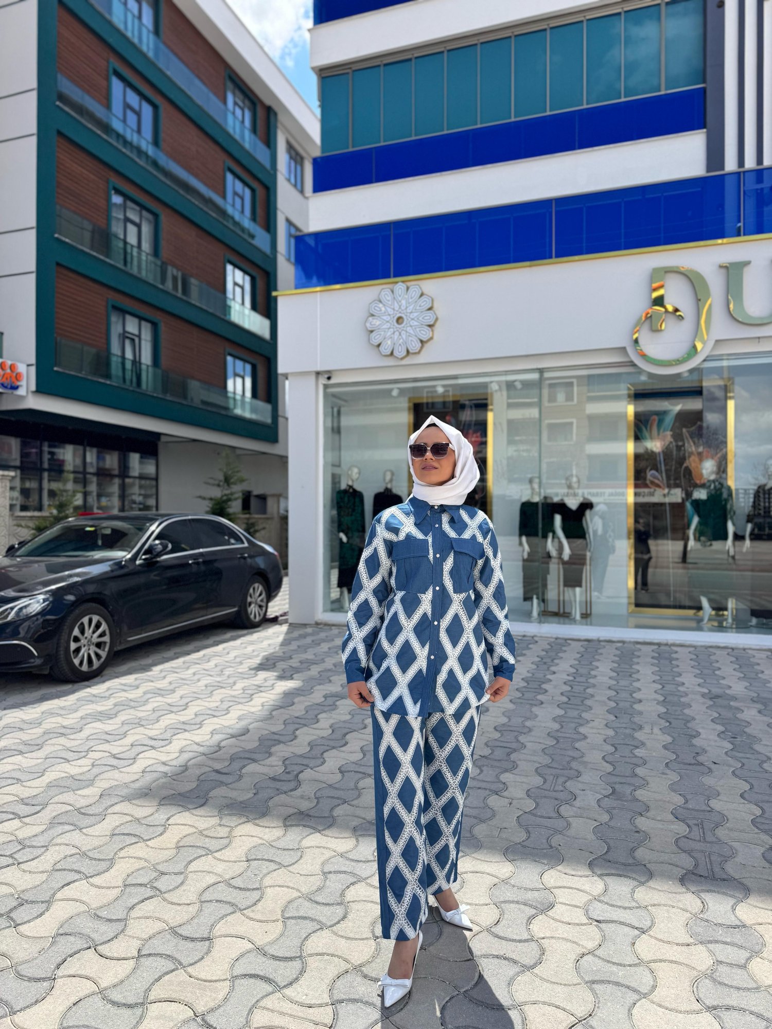 Lucia Güpürlü Takım 3018-L - LACİVERT