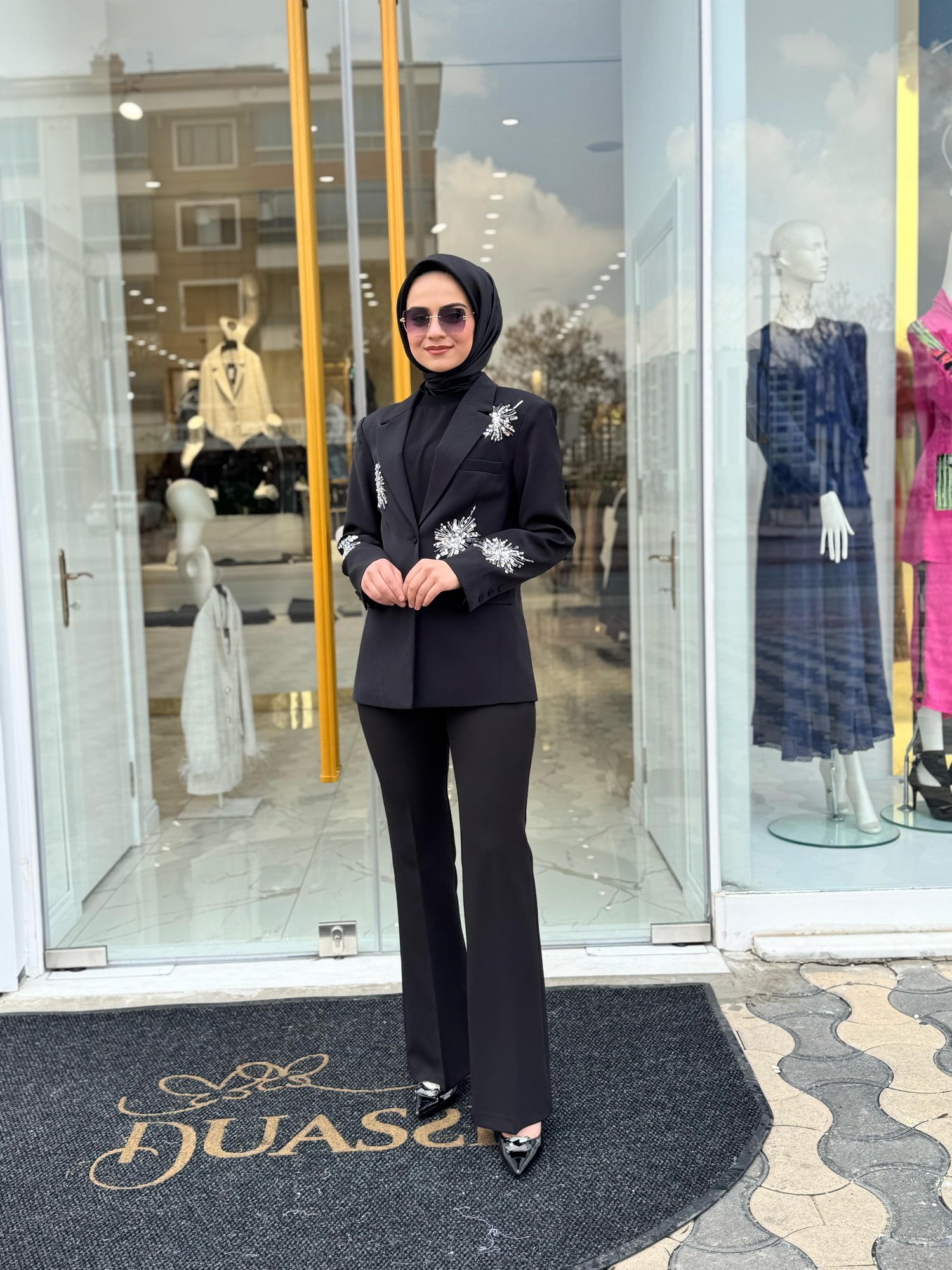 Melsa Ceket 3074-S - SİYAH