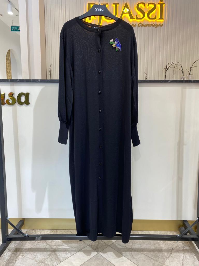 Merserize Hırka 3566 - SİYAH