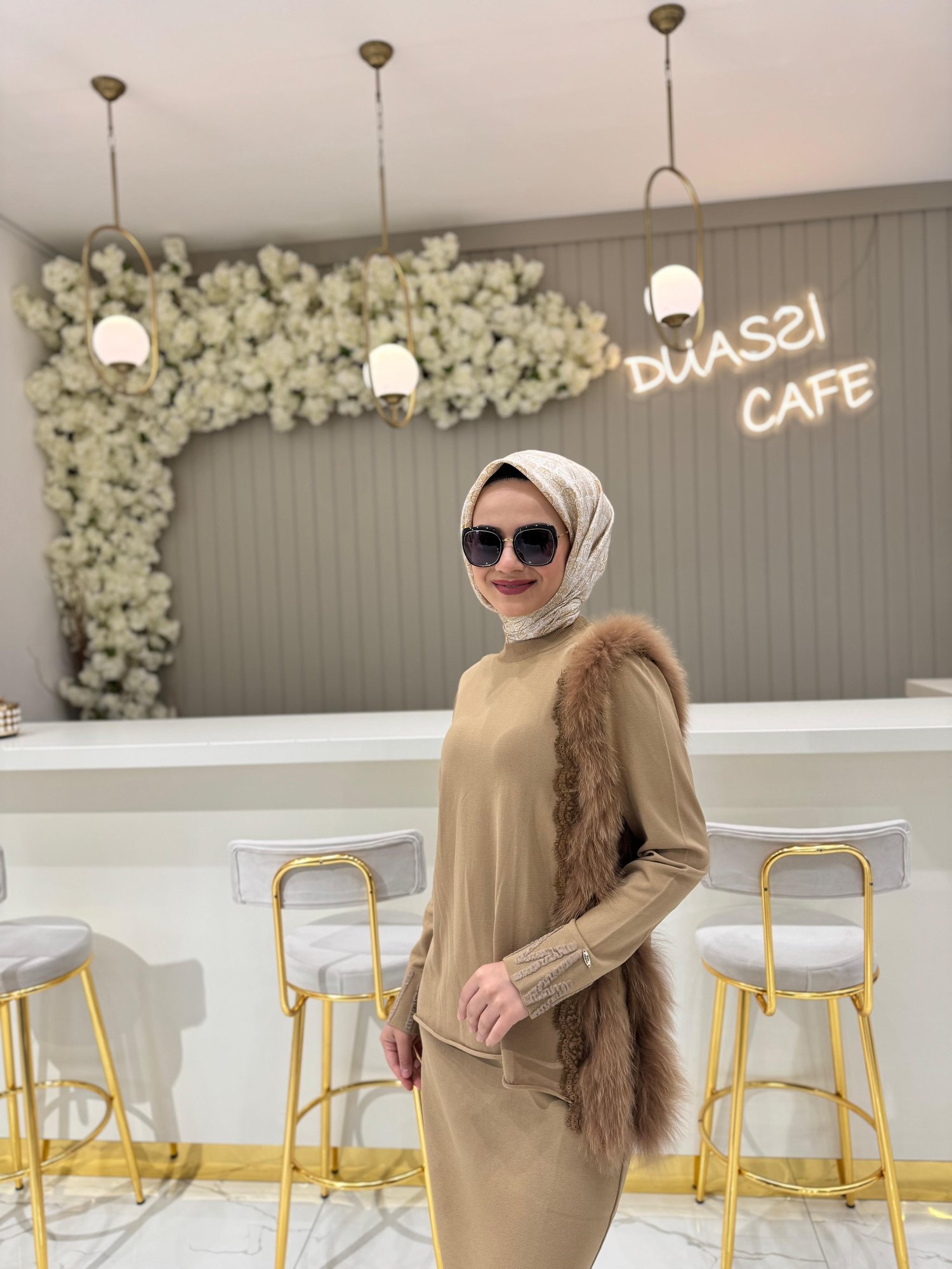 Miss 268 Triko Tunik  - CAMEL