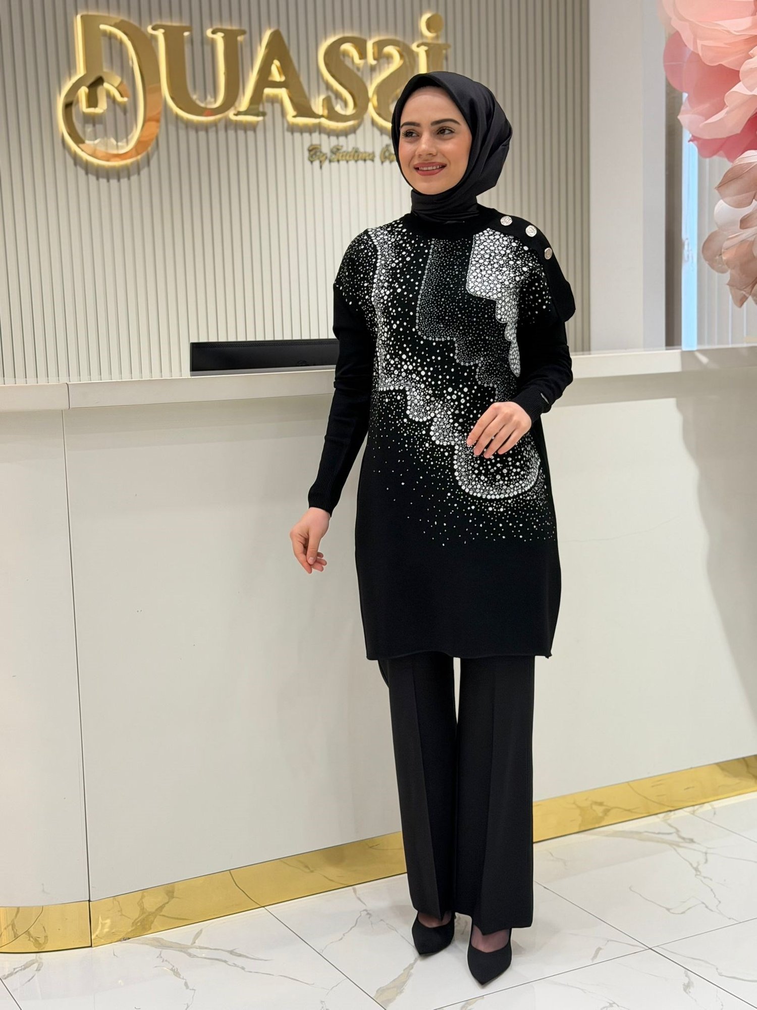 Miss 271 Triko Tunik  - SİYAH