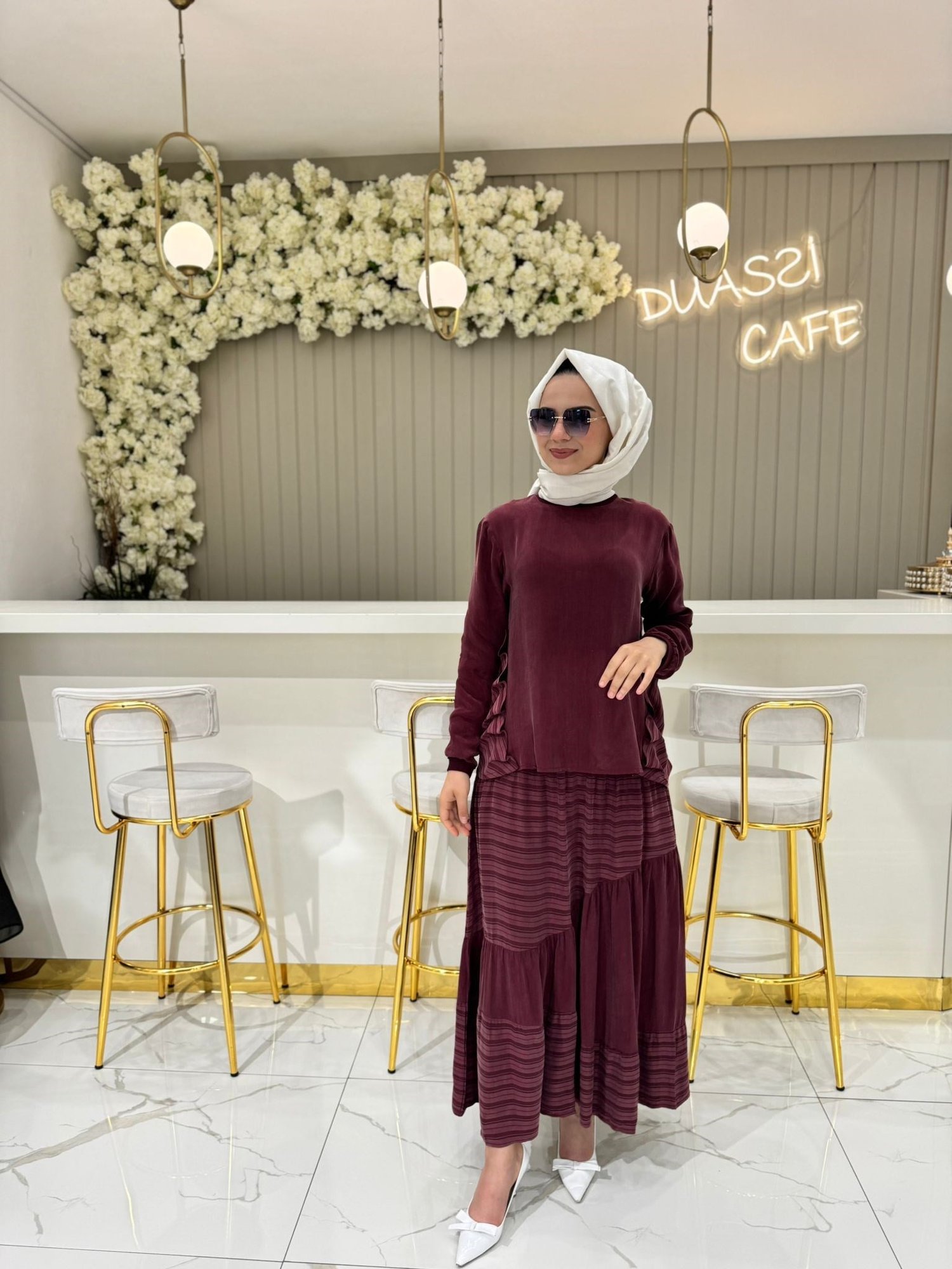 Misswhence 37016 Takım  - BORDO