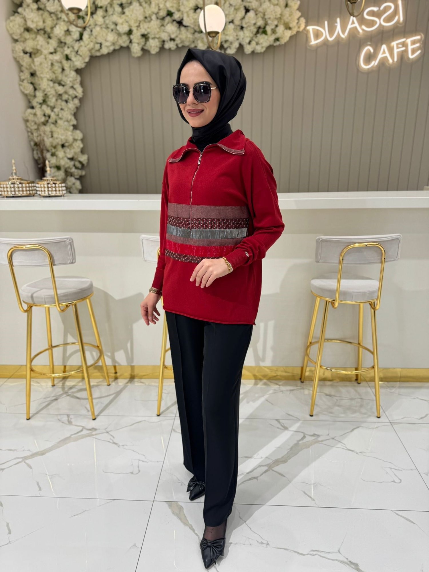 Misswhence 38001 Tunik  - KIRMIZI