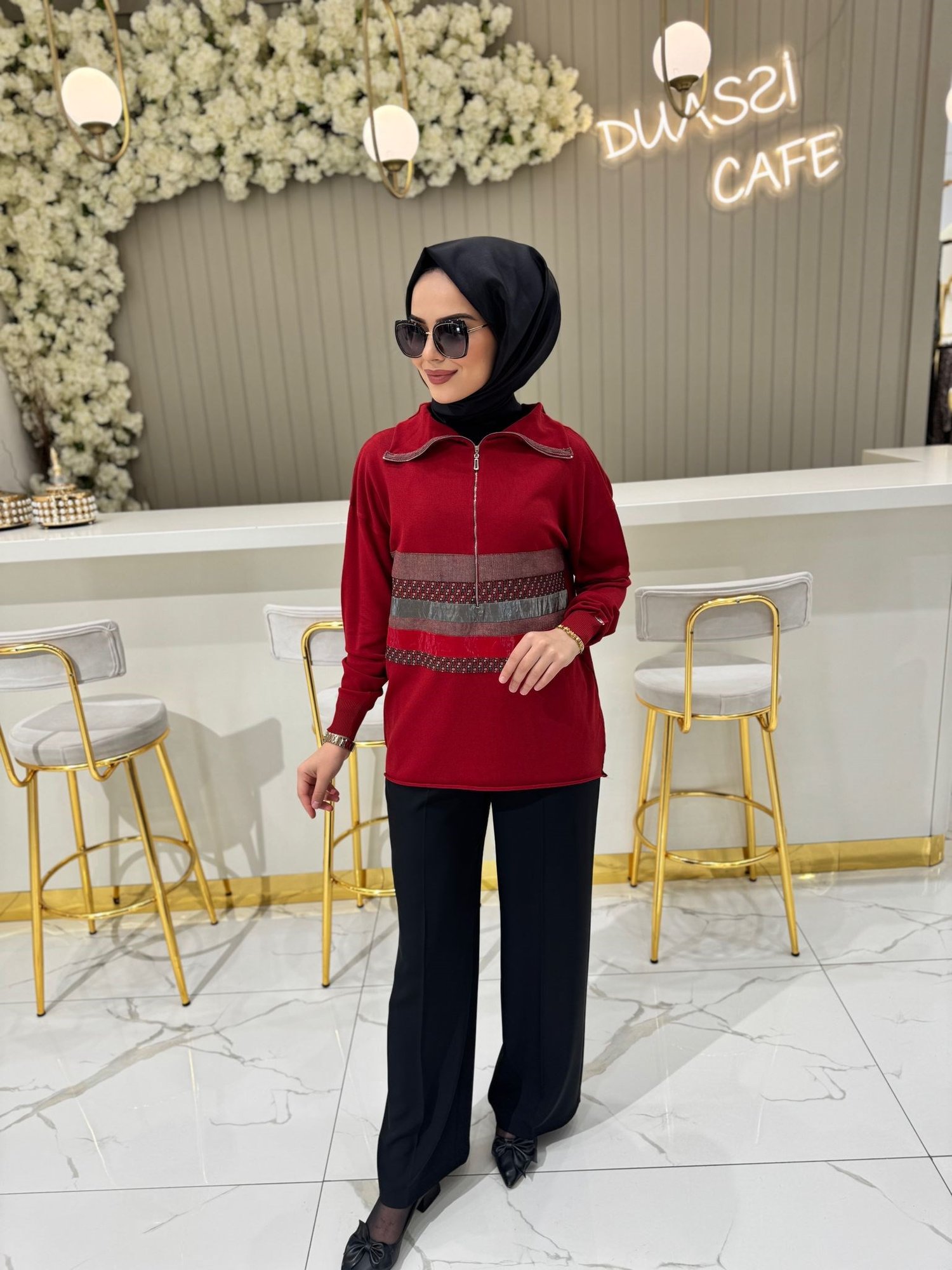Misswhence 38001 Tunik  - KIRMIZI