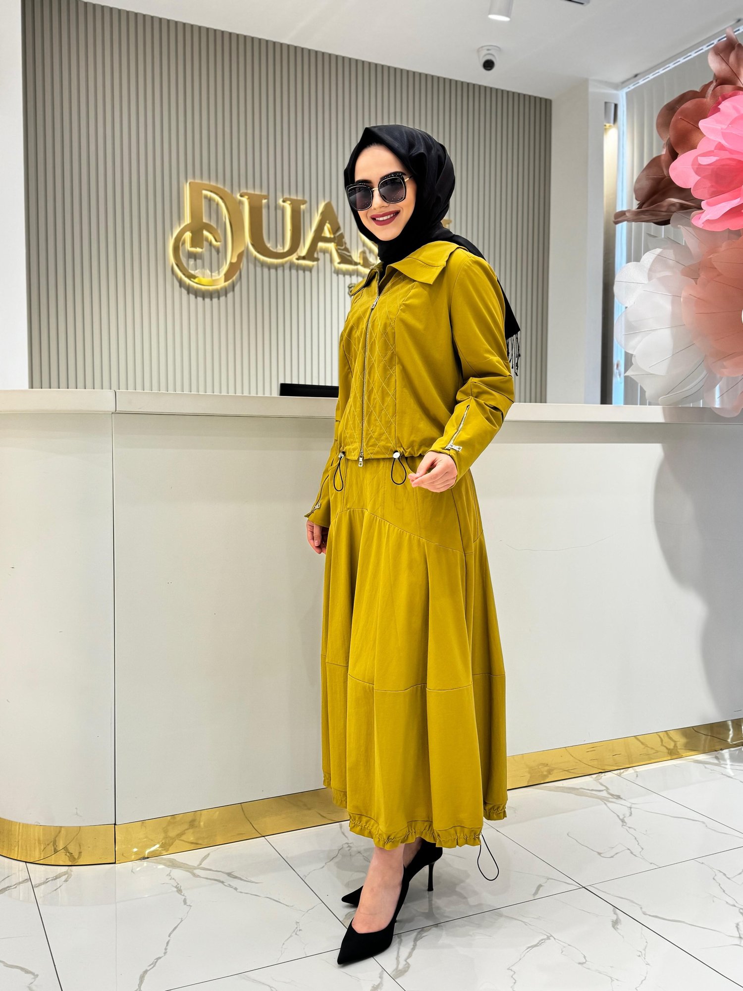 Misswhence 38208 Takım  - SARI