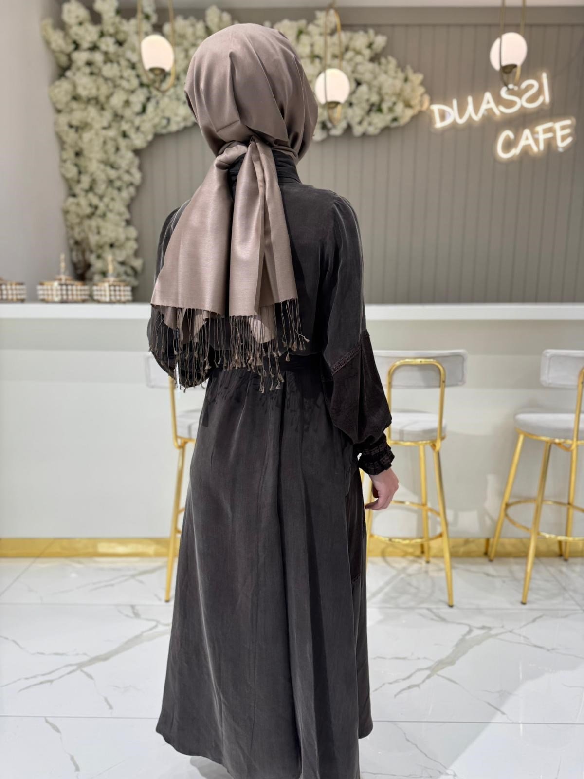 Misswhence 38818 Elbise  - KAHVE
