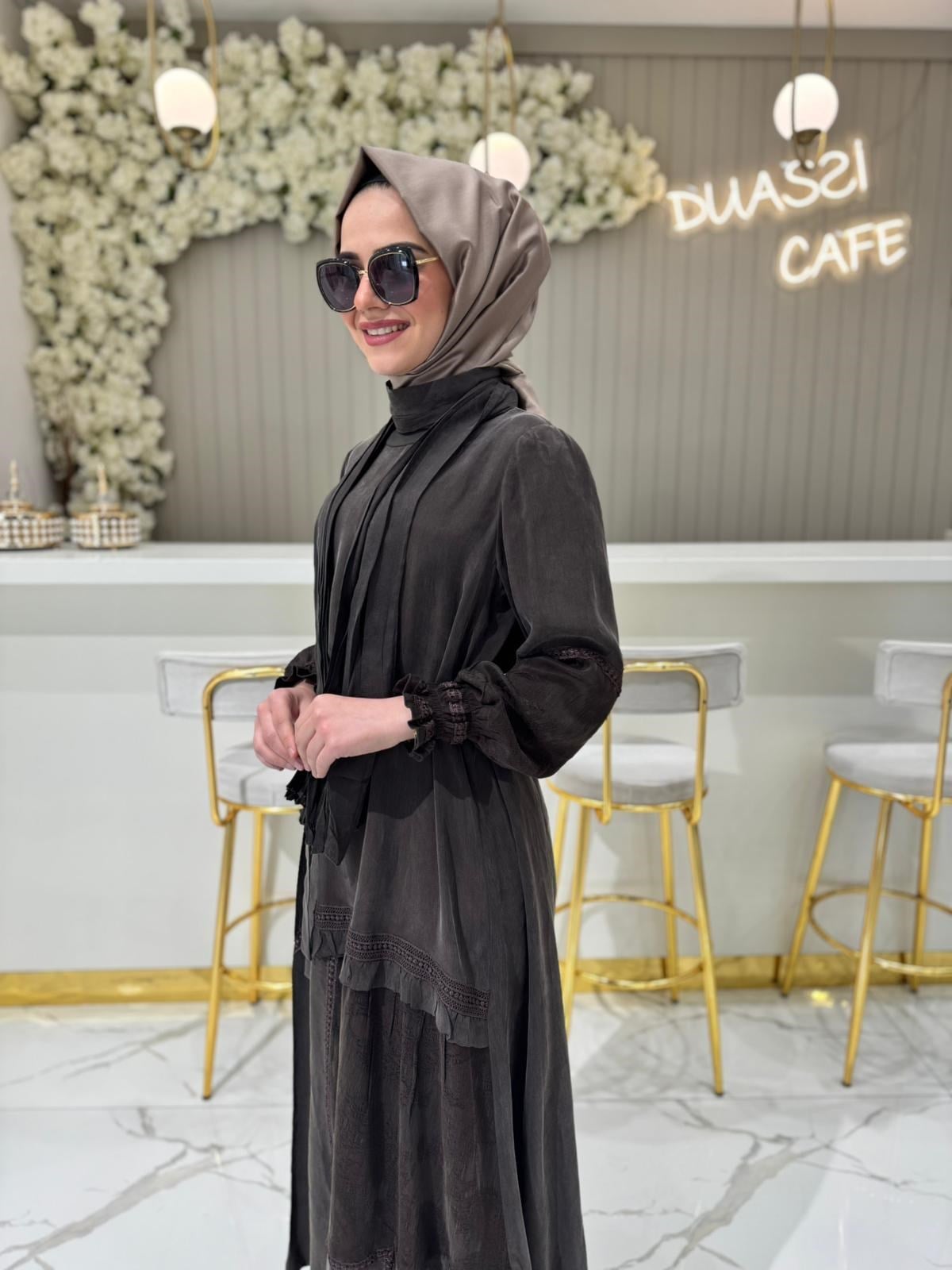 Misswhence 38818 Elbise  - KAHVE