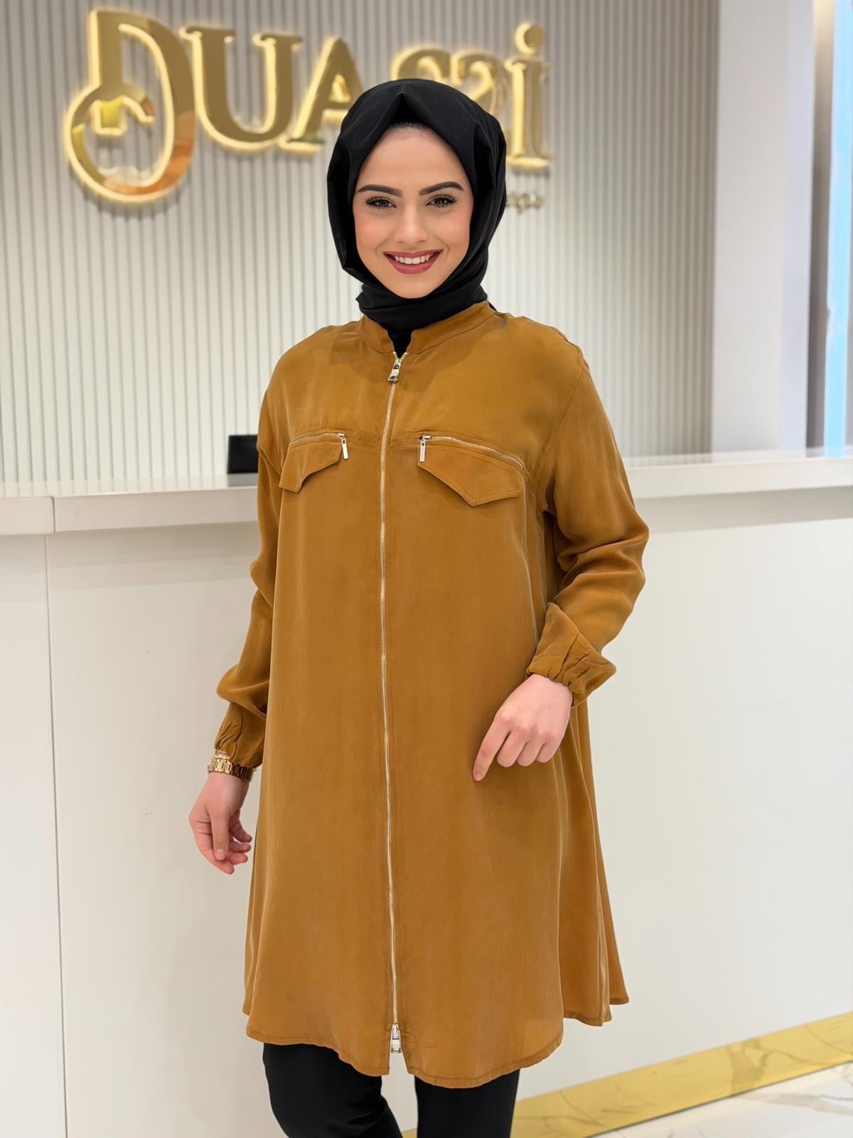 Misswhence Cupro Kap 37402-S - Sarı