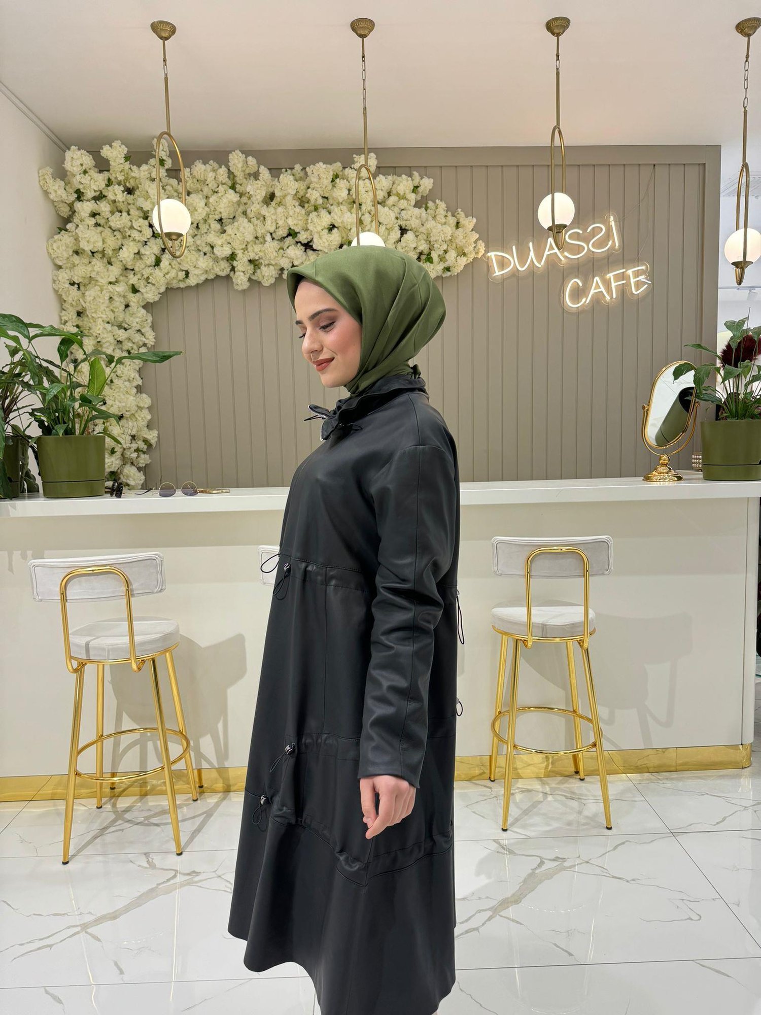 Misswhence Deri Kap 36414 - SİYAH
