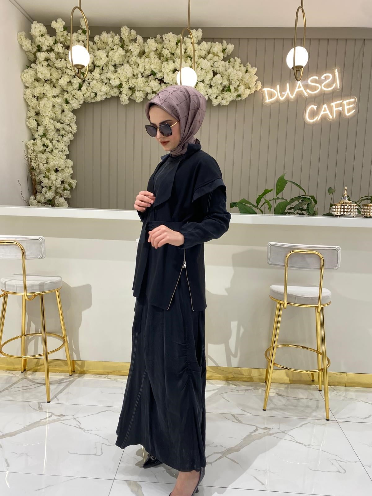 Misswhence Elbise 36819 - SİYAH