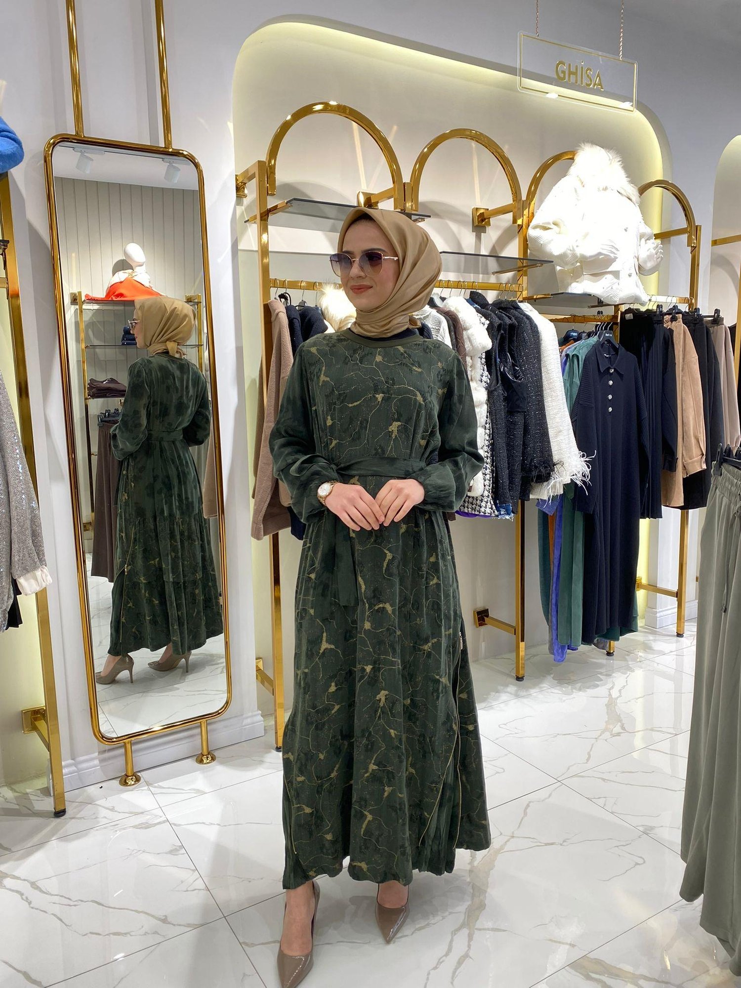 Misswhence Elbise 36826 - YEŞİL
