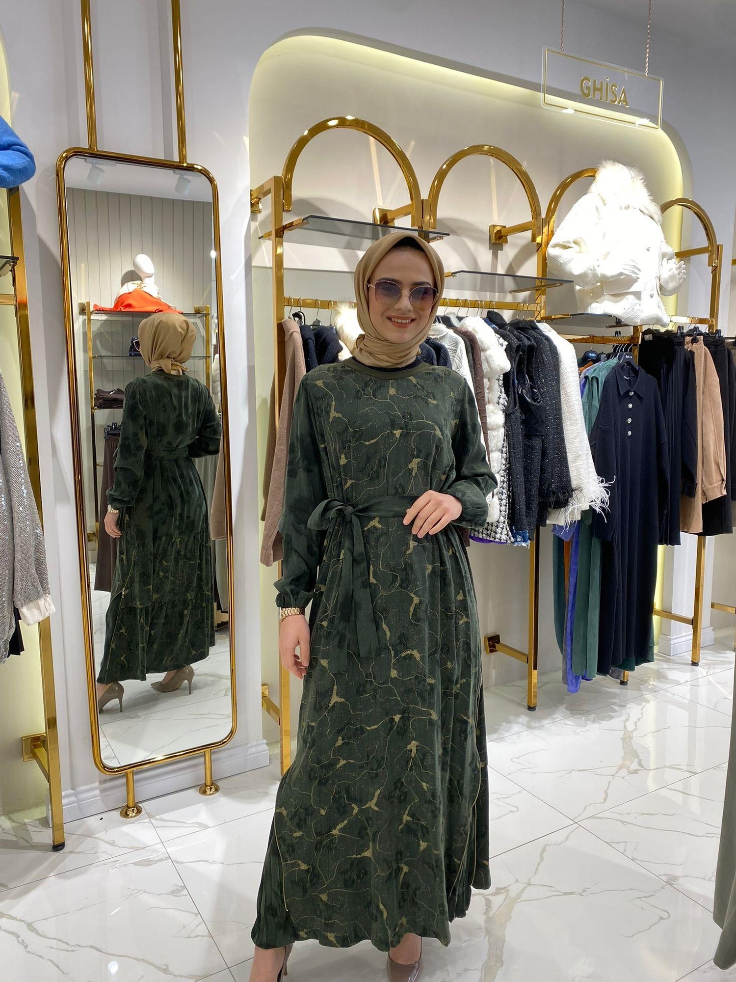 Misswhence Elbise 36826 - YEŞİL