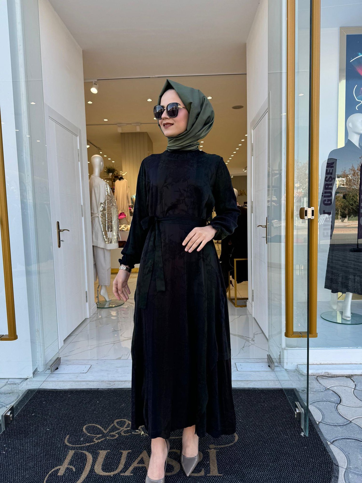 Misswhence Elbise 36829 - SİYAH