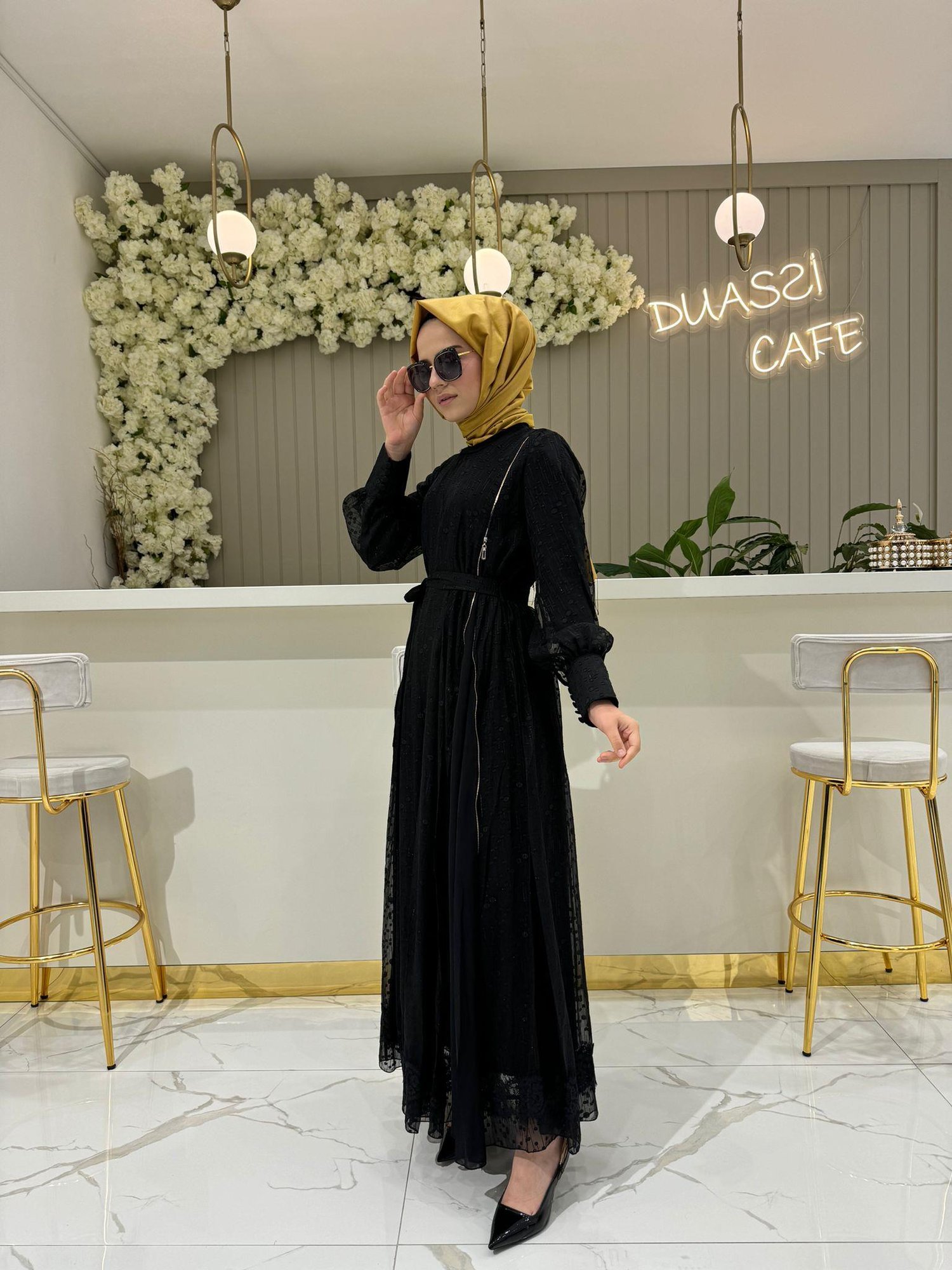 Misswhence Elbise 36830 - SİYAH