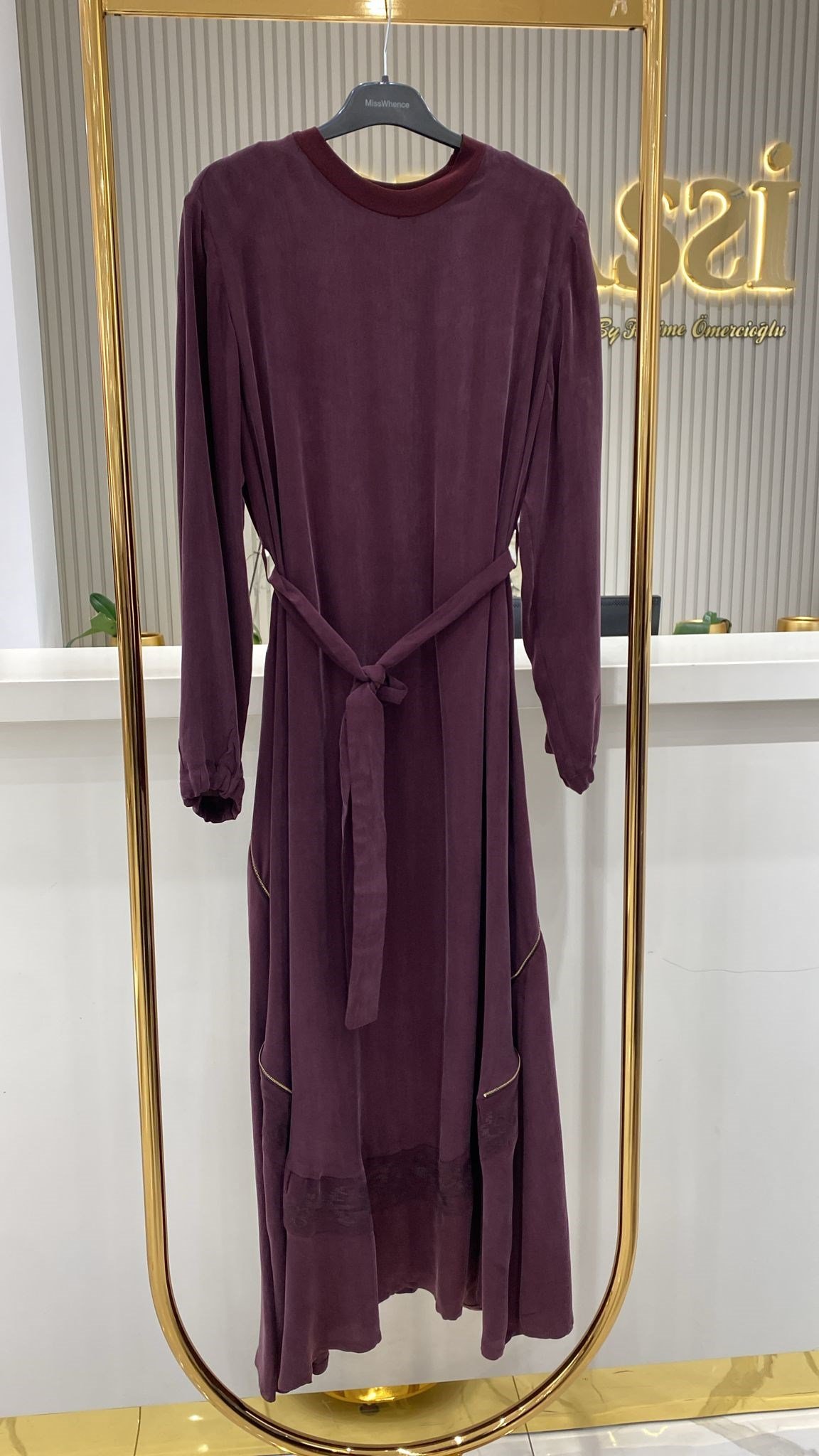 Misswhence Elbise 37800-B - BORDO