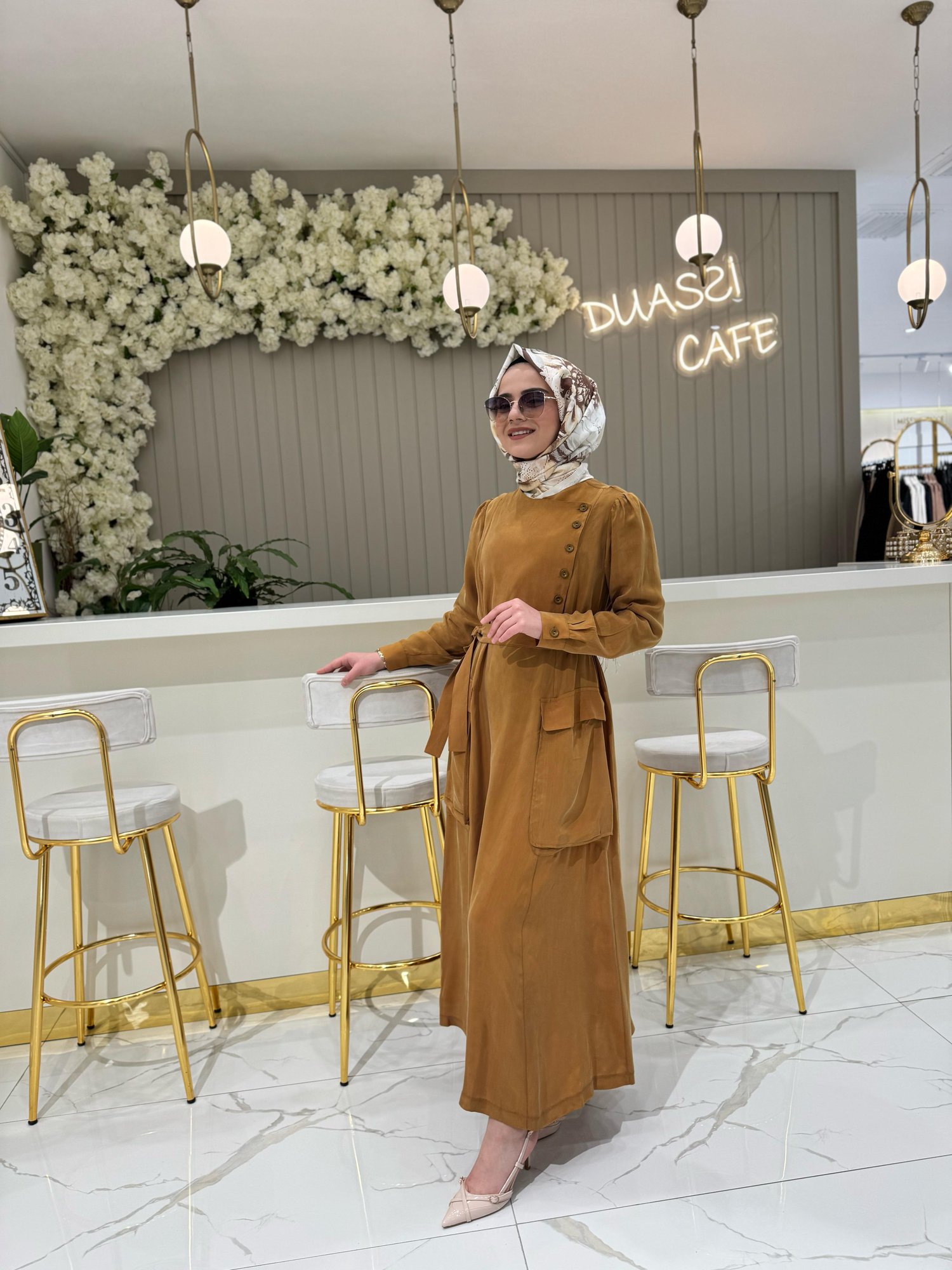 Misswhence Elbise 37805-H - Hardal