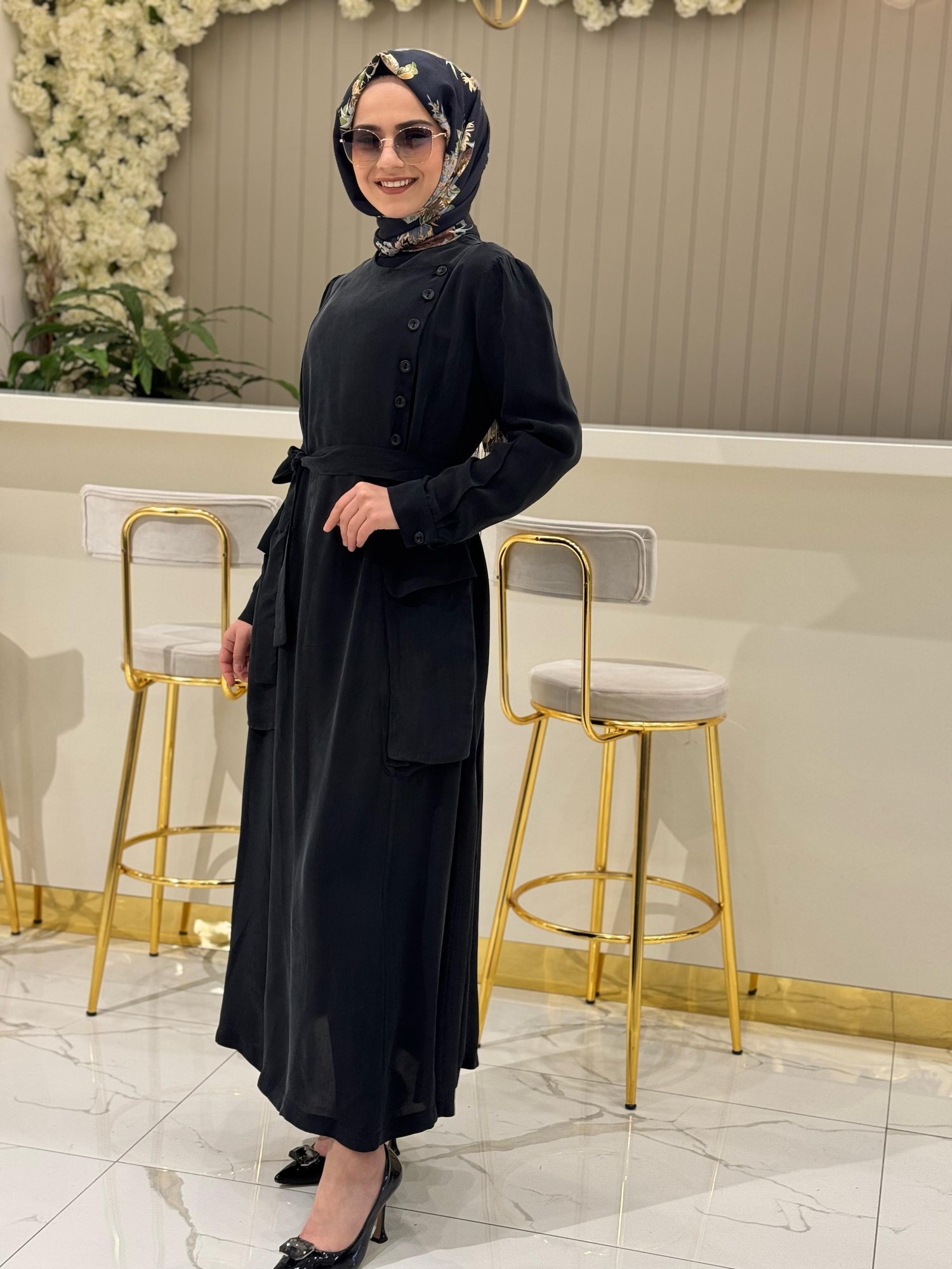 Misswhence Elbise 37805 - SİYAH