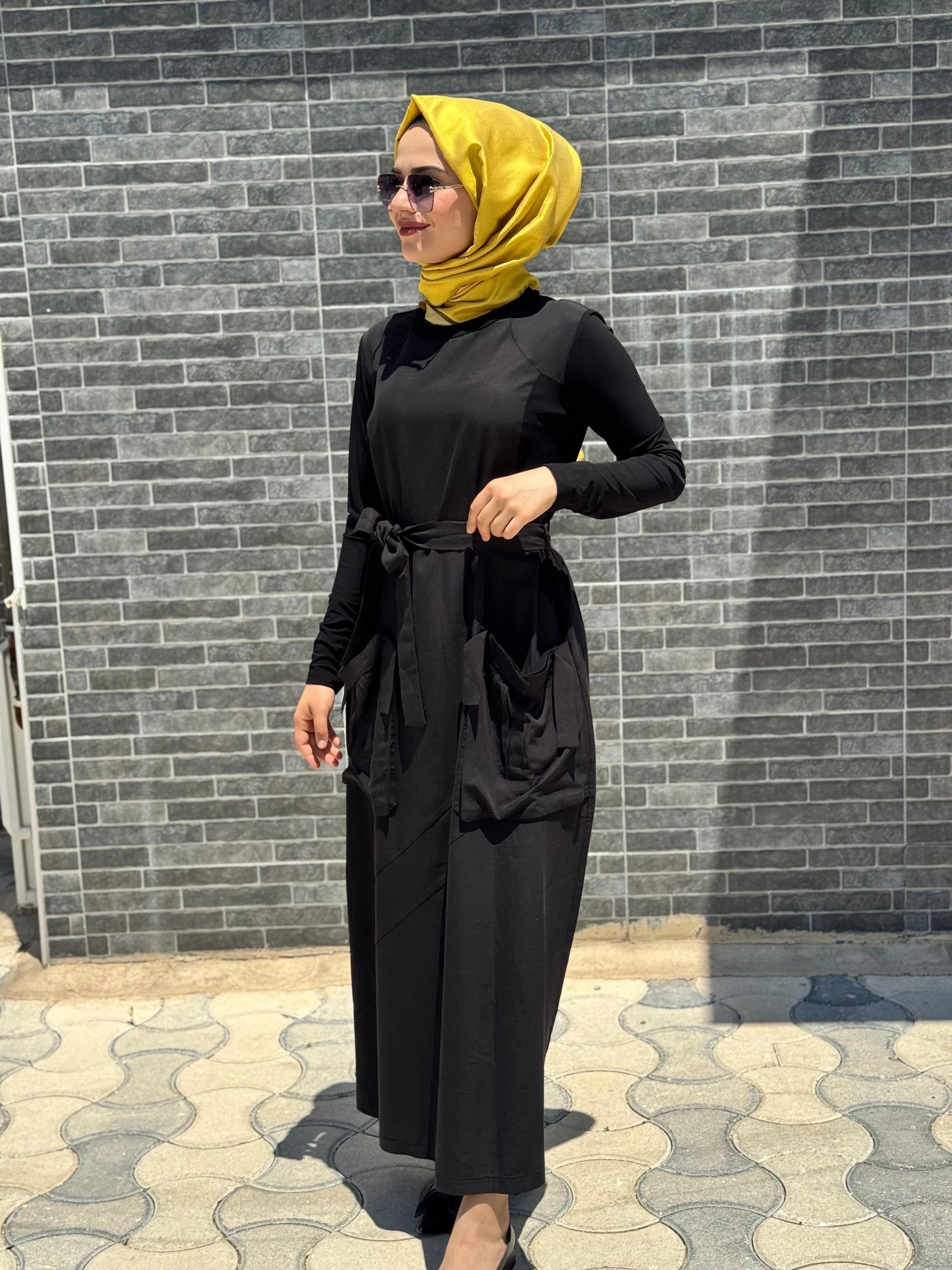 Misswhence Elbise 37814-Sİ - SİYAH