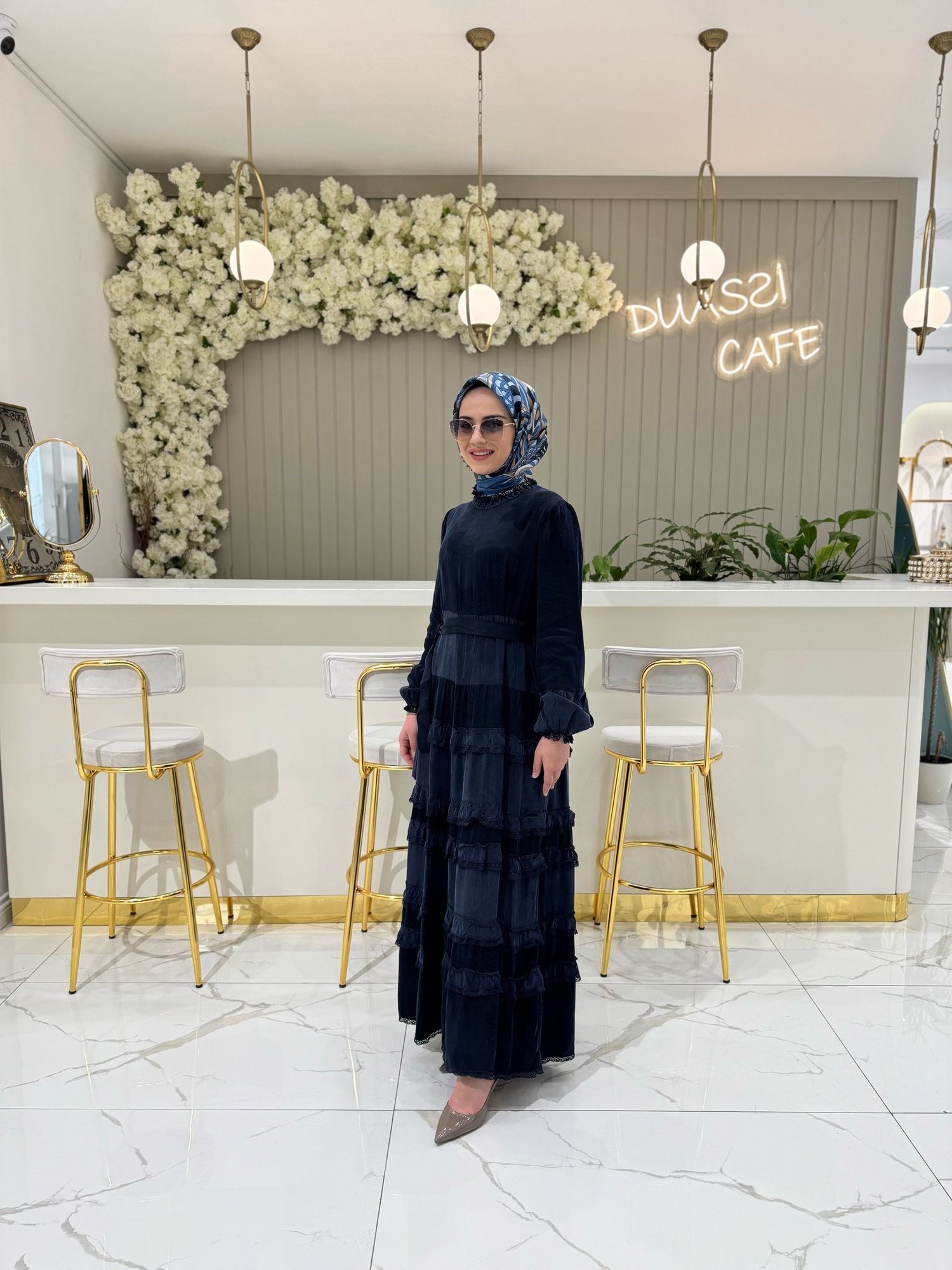 Misswhence Elbise 37818 - LACİVERT