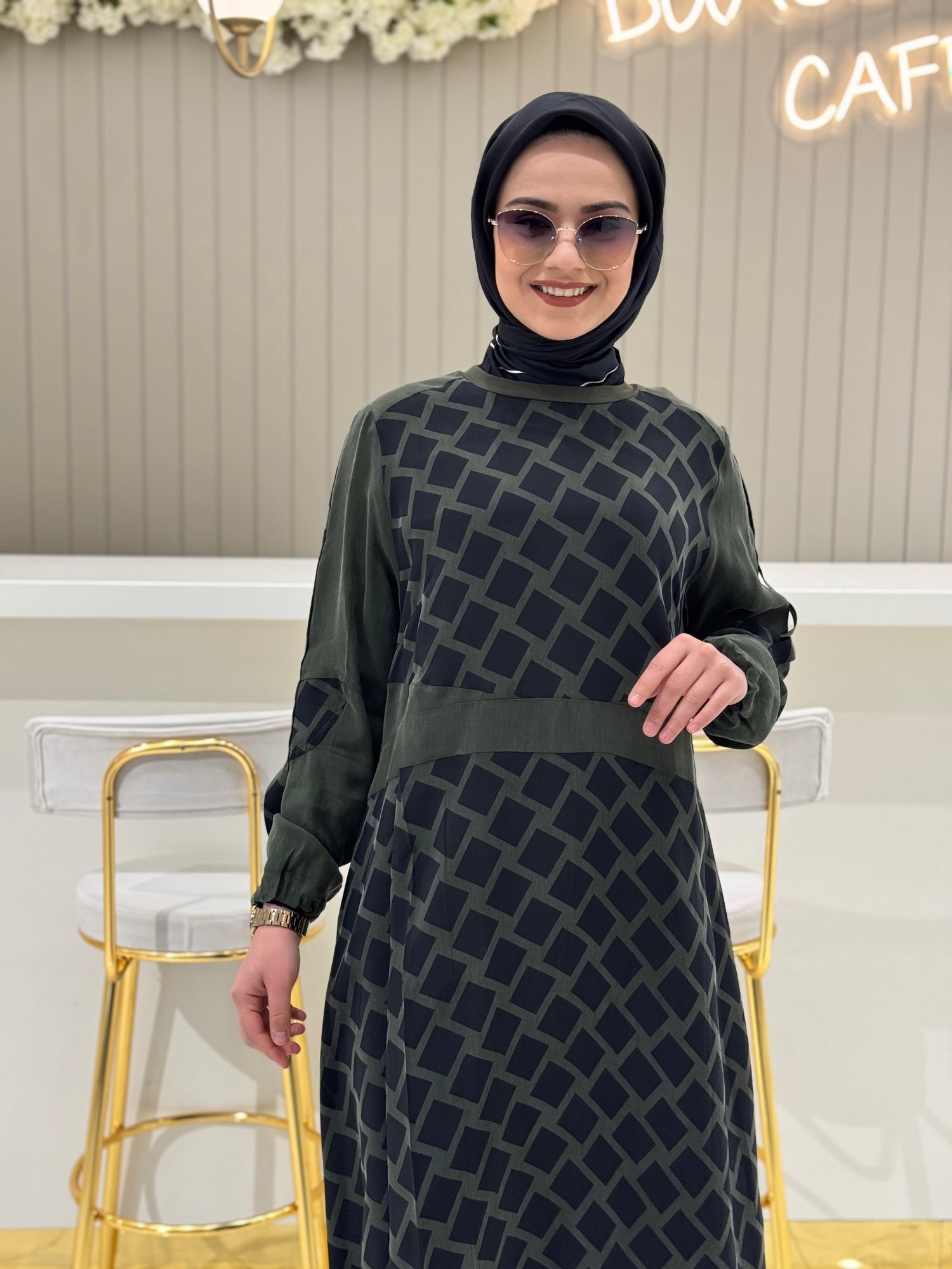 Misswhence Elbise 37825 - YEŞİL
