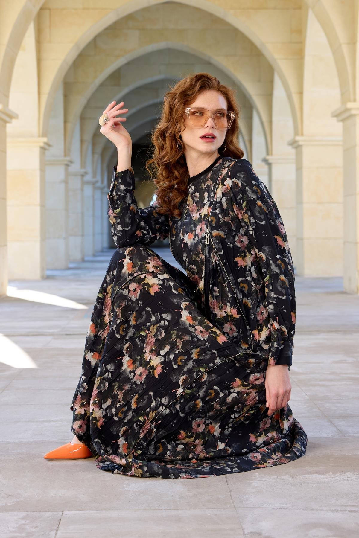 Misswhence Elbise 37830 - BORDO