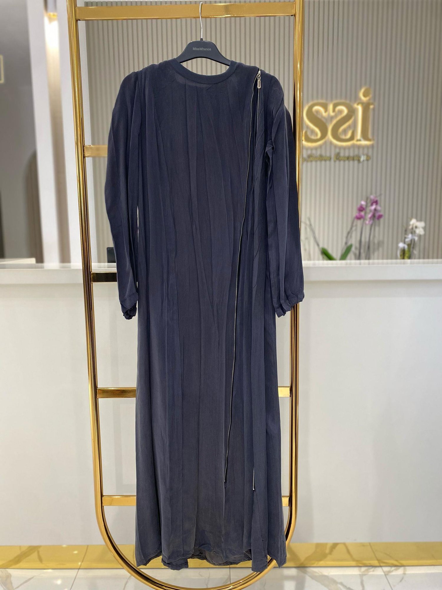 Misswhence Elbise 37830-G - GRİ