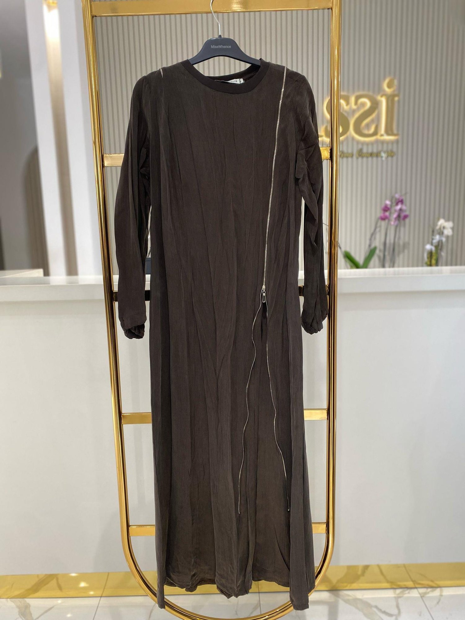 Misswhence Elbise 37830-K - KAHVE