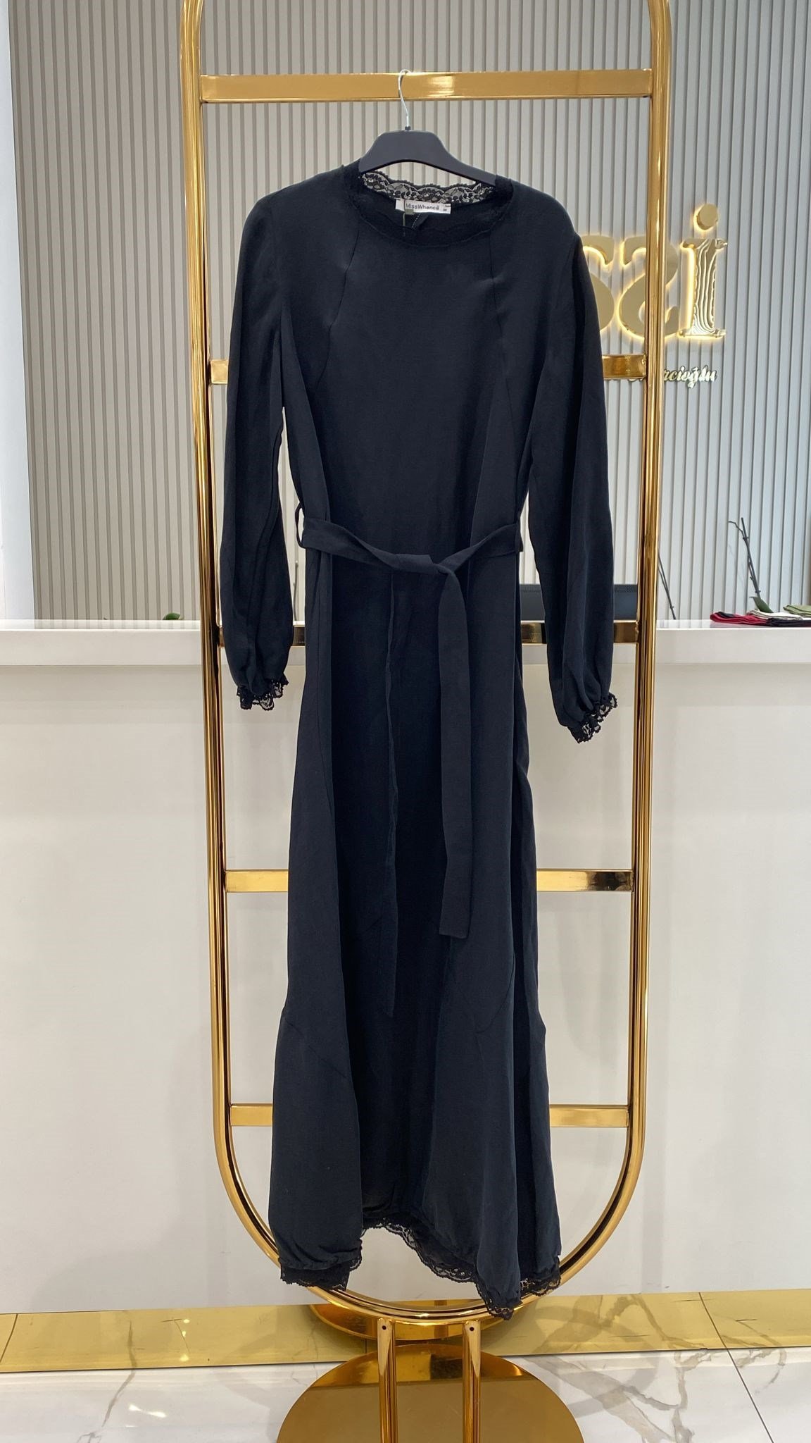 Misswhence Elbise 37831 - SİYAH