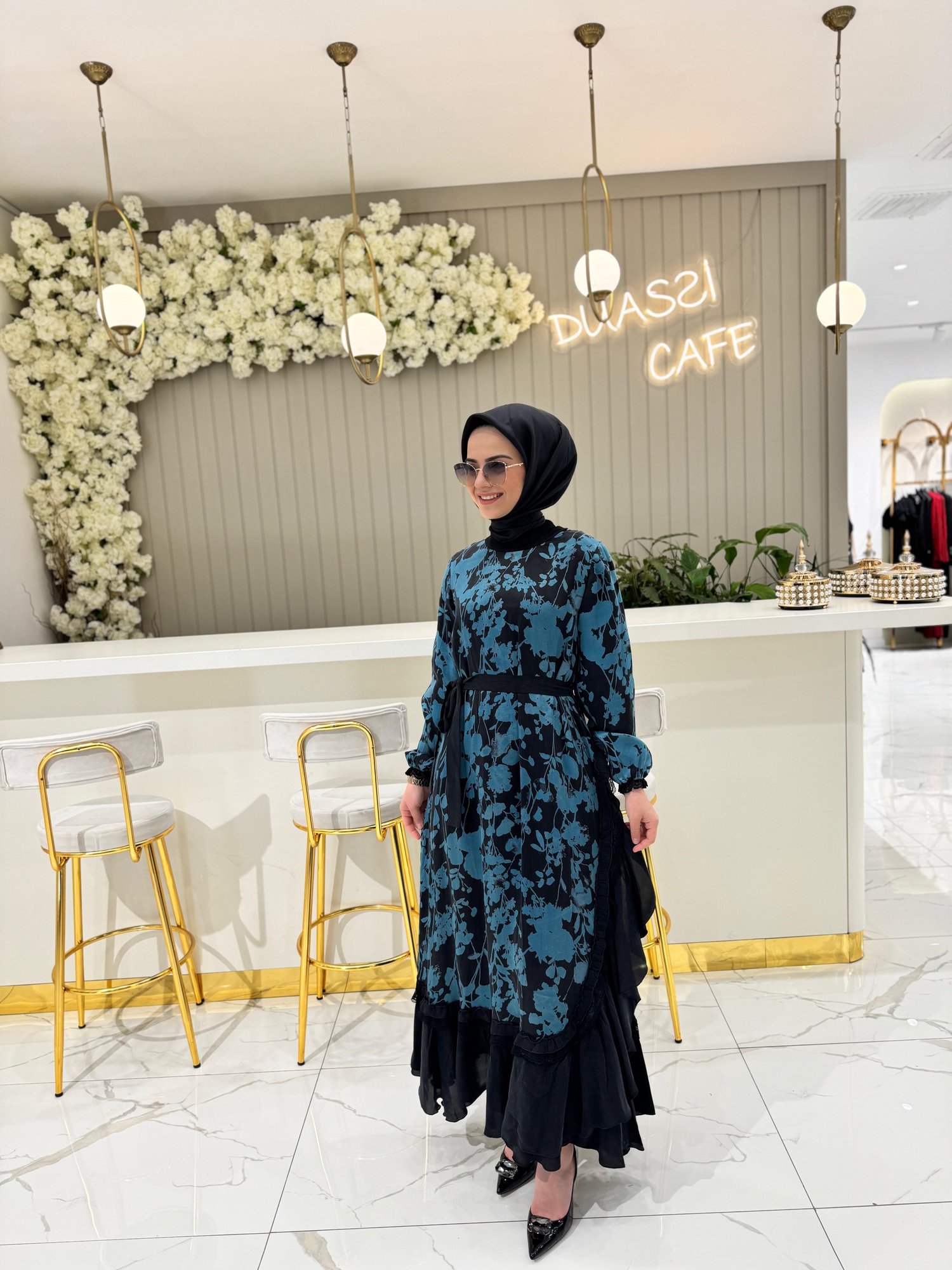 Misswhence Elbise 37832 - MAVİ