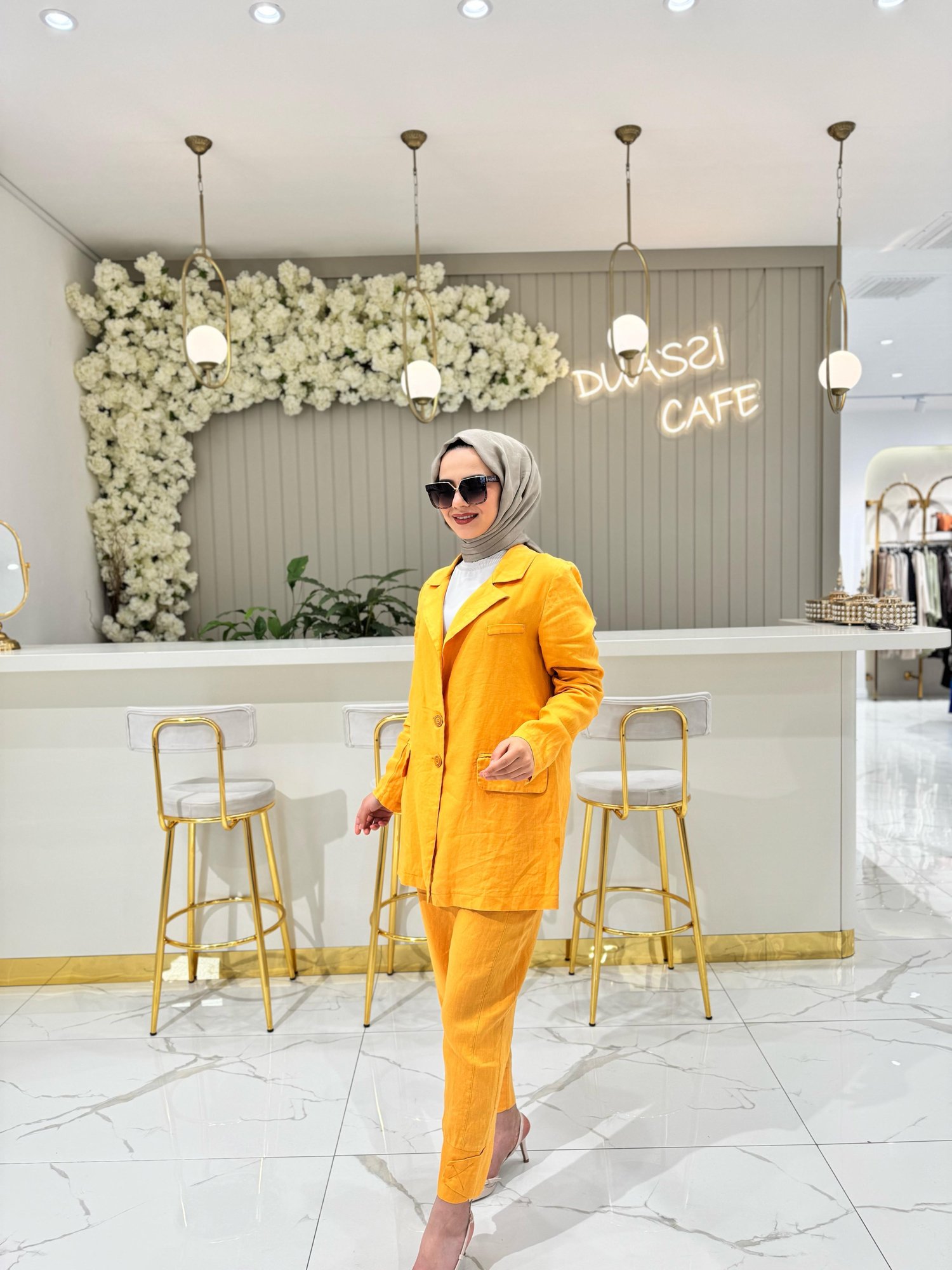Misswhence Keten Takım 37207-S - Sarı