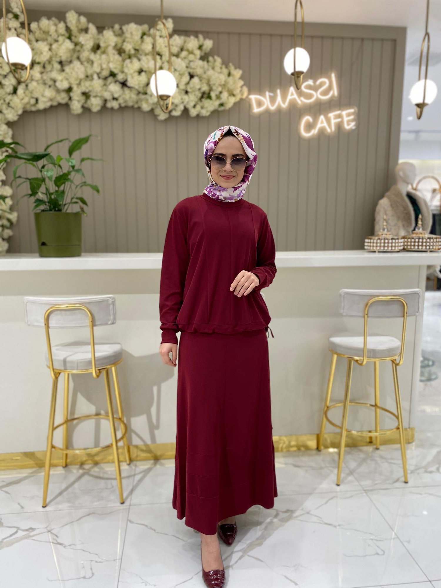 Misswhence  Takım 36002 - BORDO