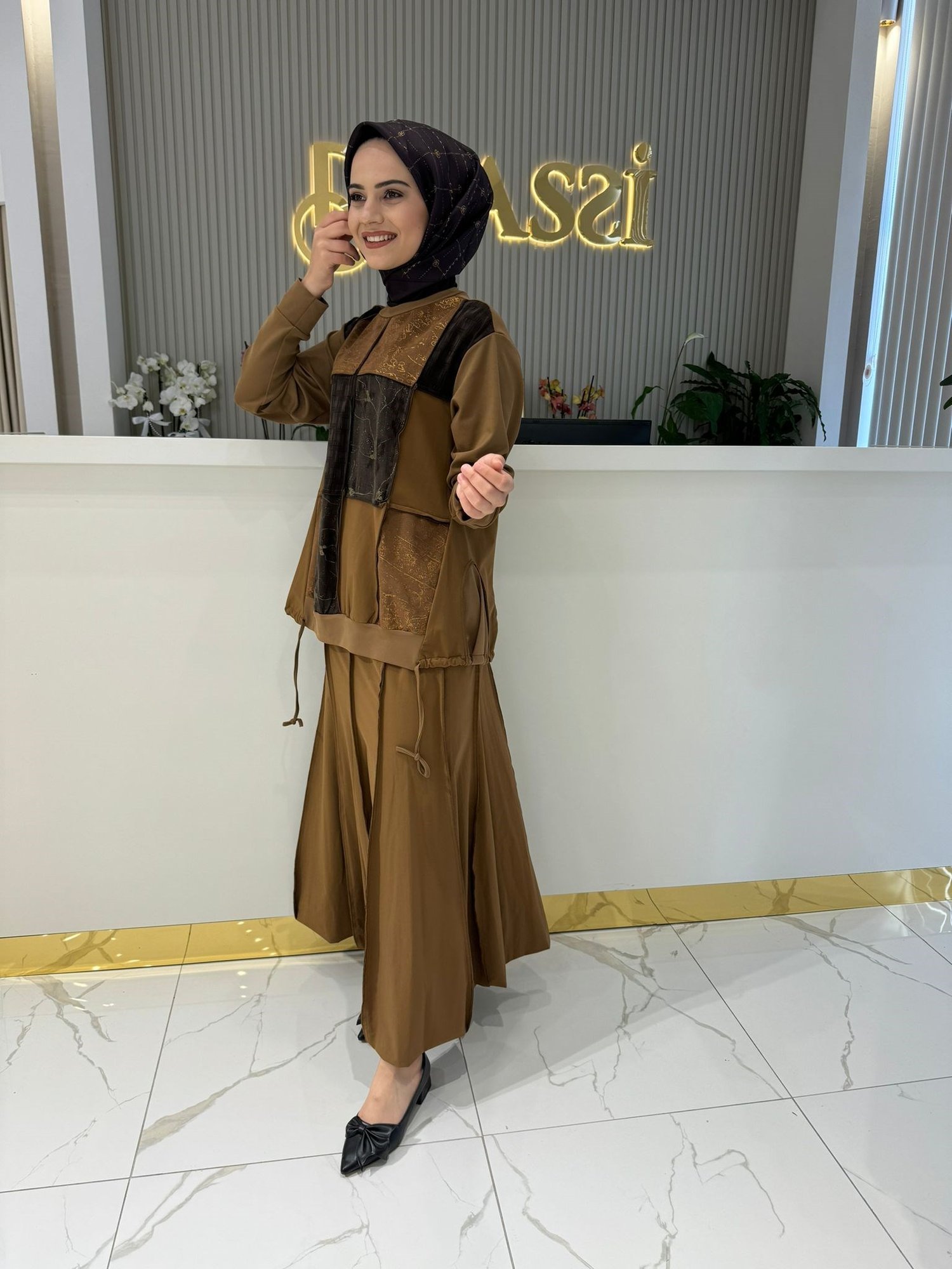 Misswhence  Takım 36004 - KAHVE