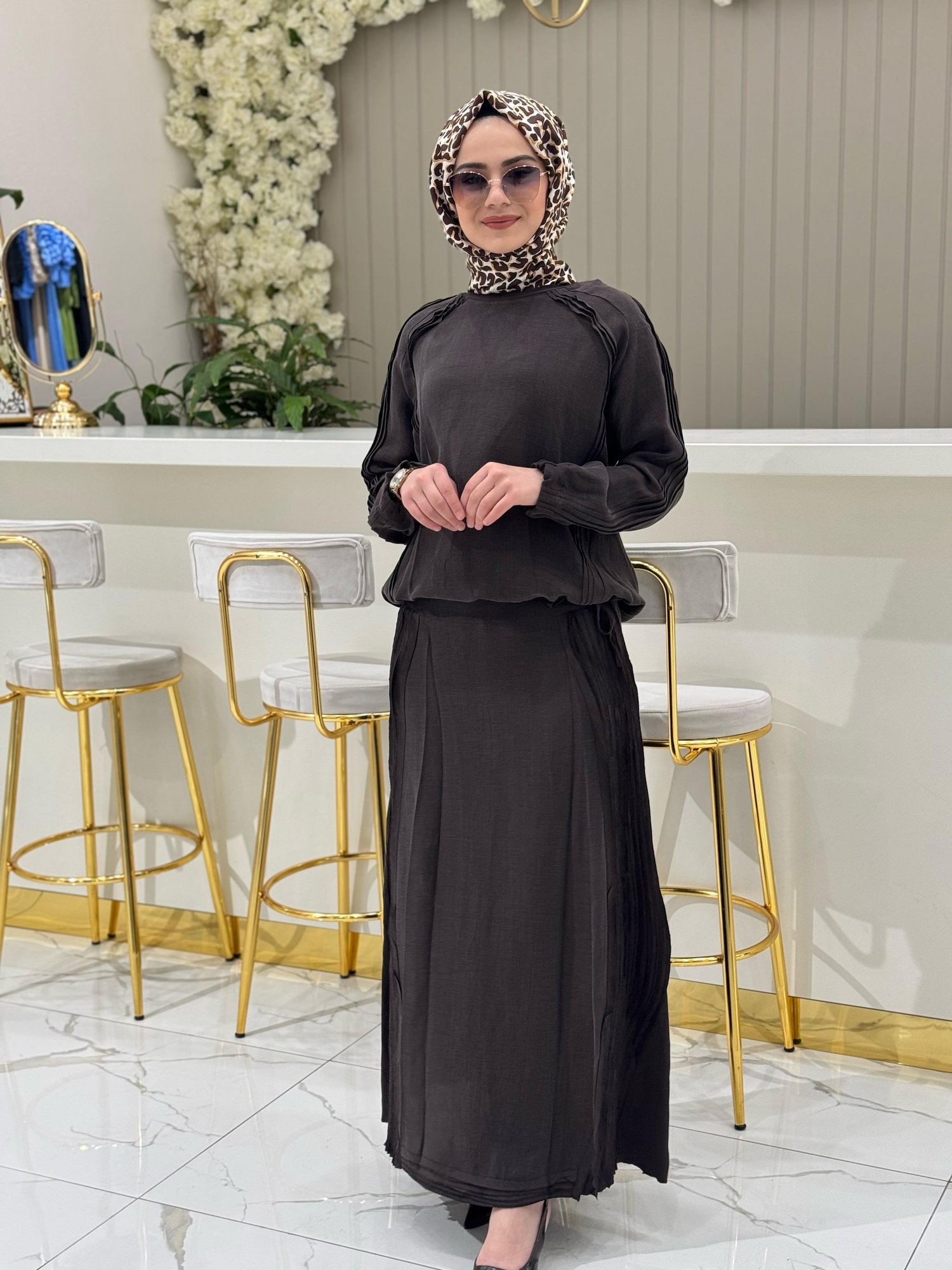 Misswhence Takım 37009 - KAHVE