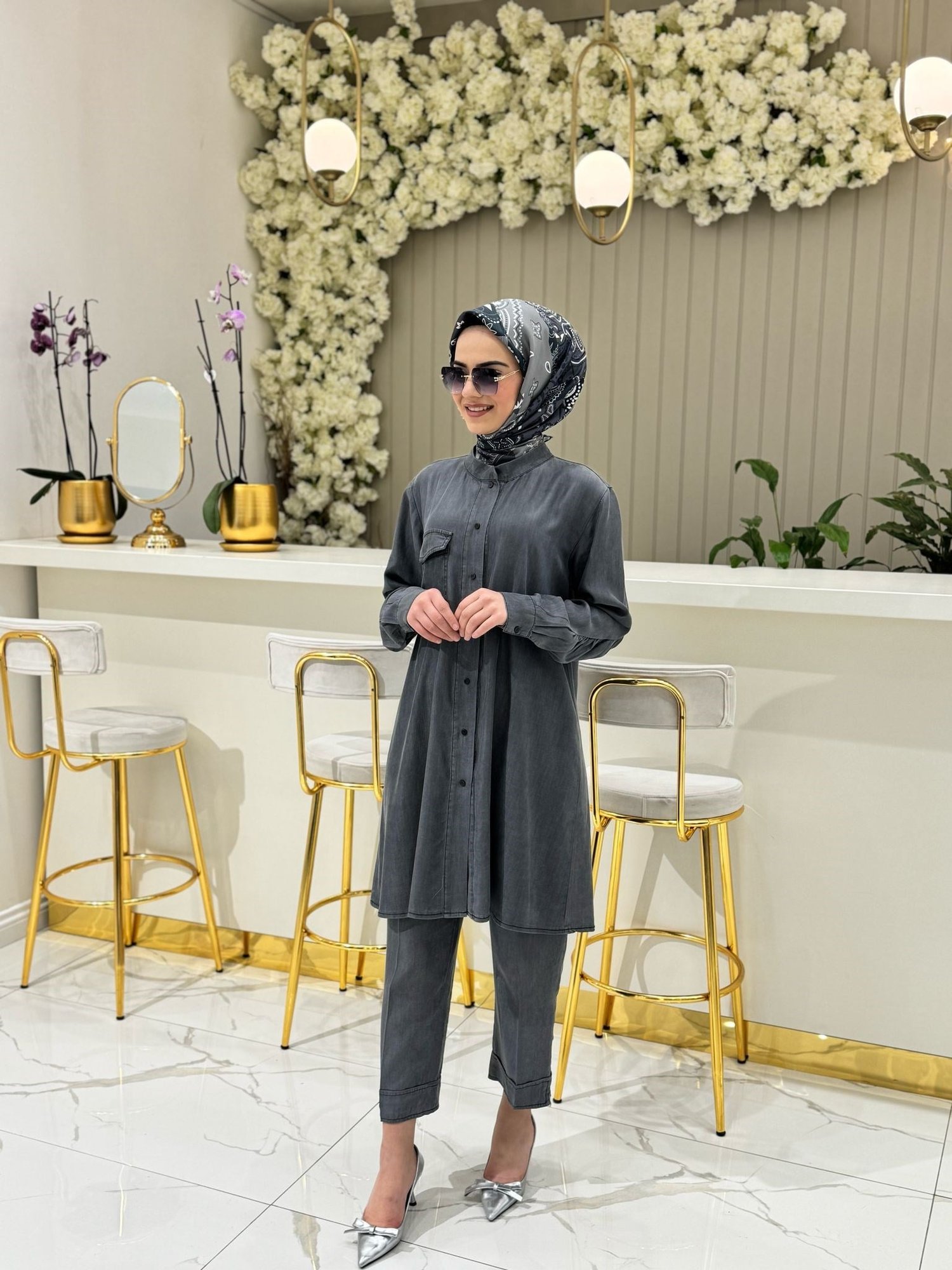 Misswhence Takım 37303-G - GRİ