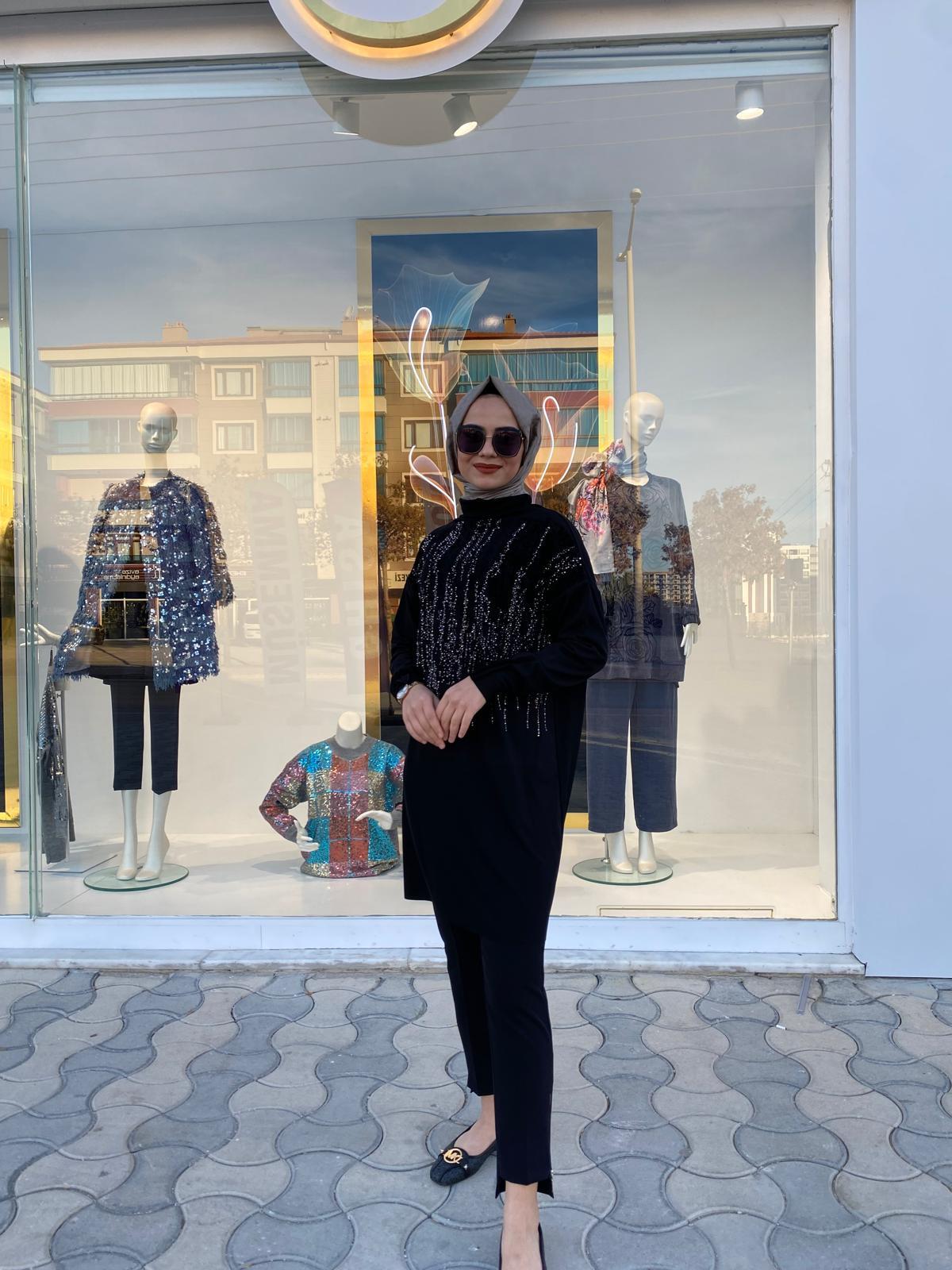 Misswhence Tunik 36012 - SİYAH
