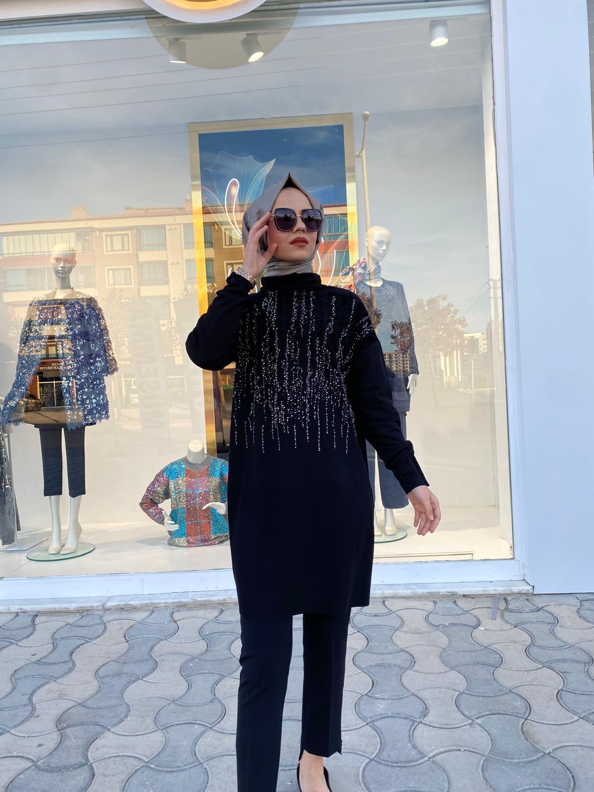Misswhence Tunik 36012 - SİYAH