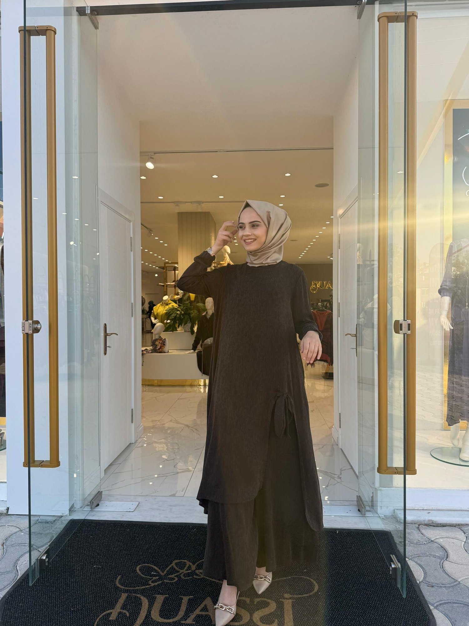 Misswhence Tunik Takım 36019 - KAHVE