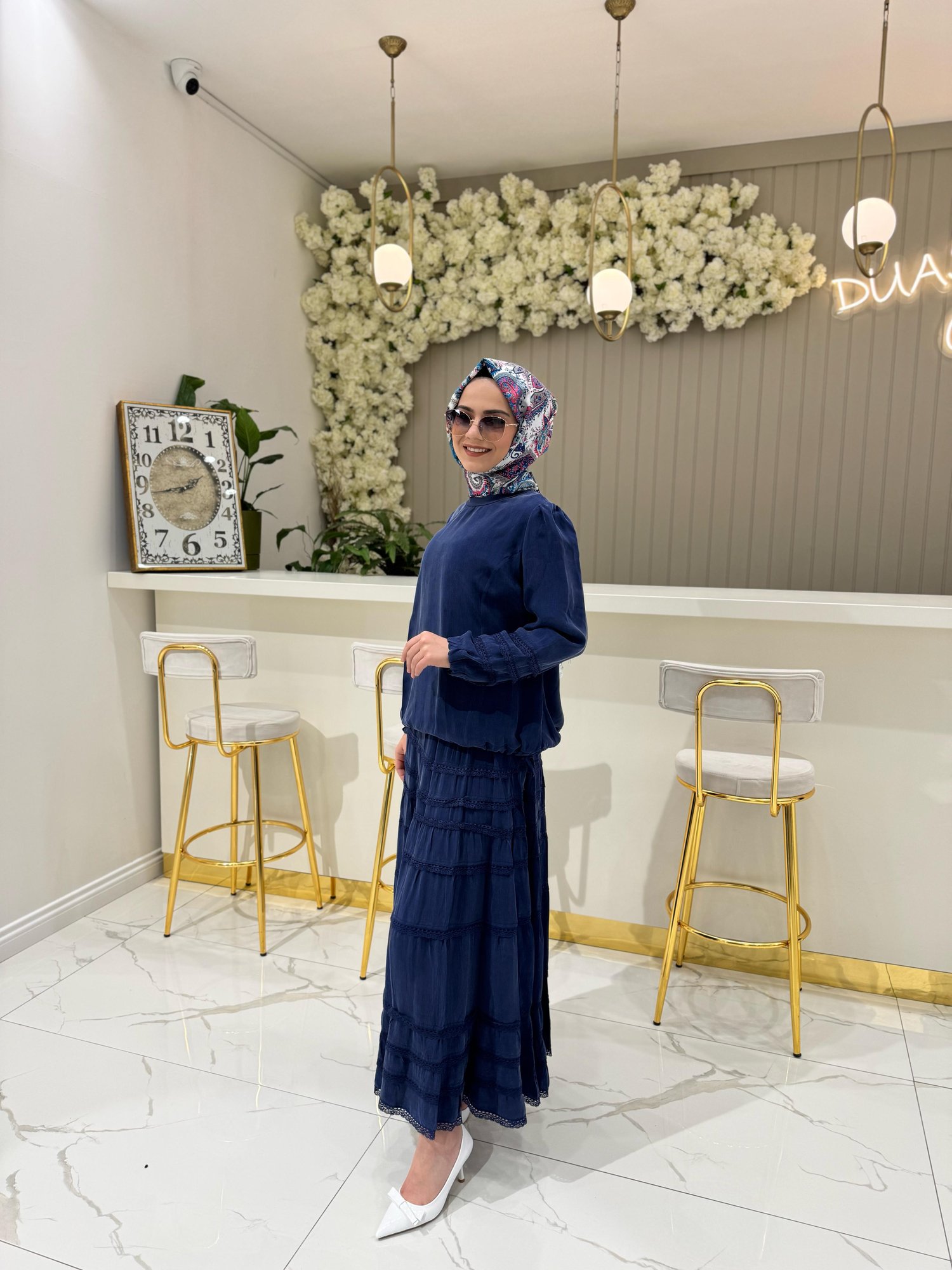 Misswhence Tunik Takım 37005-İ - İNDİGO