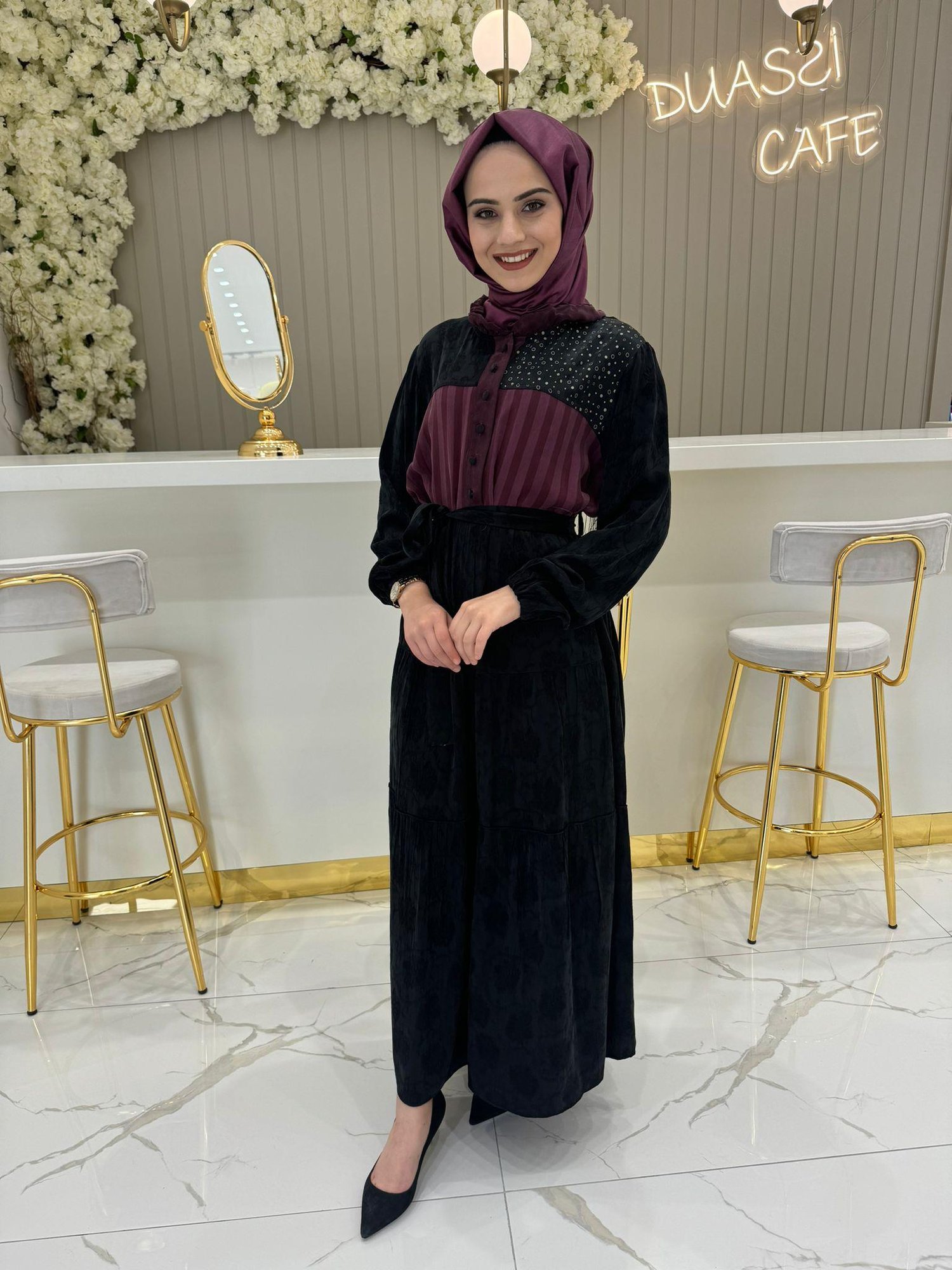 Miswhence Elbise 36821 - SİYAH