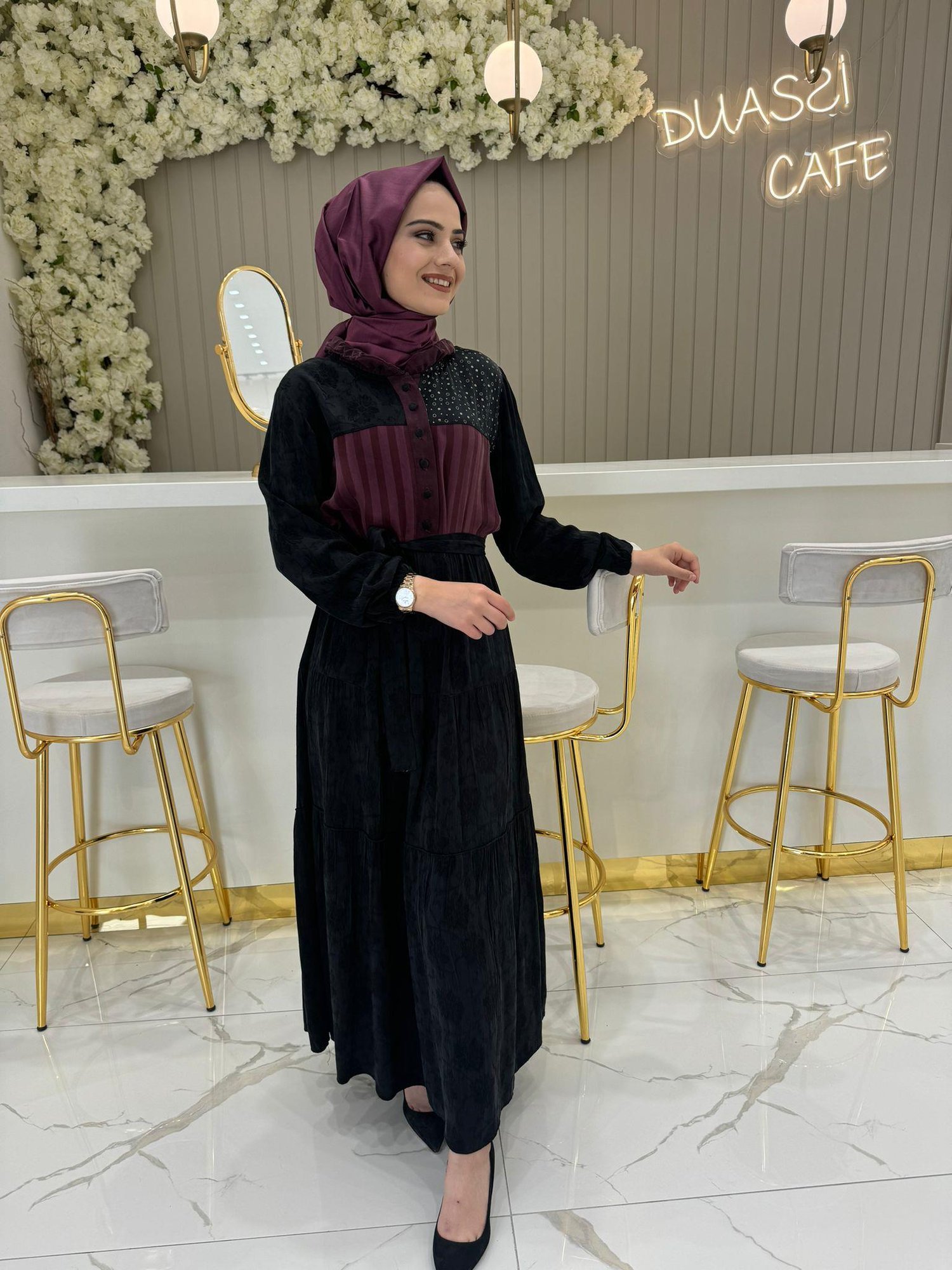 Miswhence Elbise 36821 - SİYAH