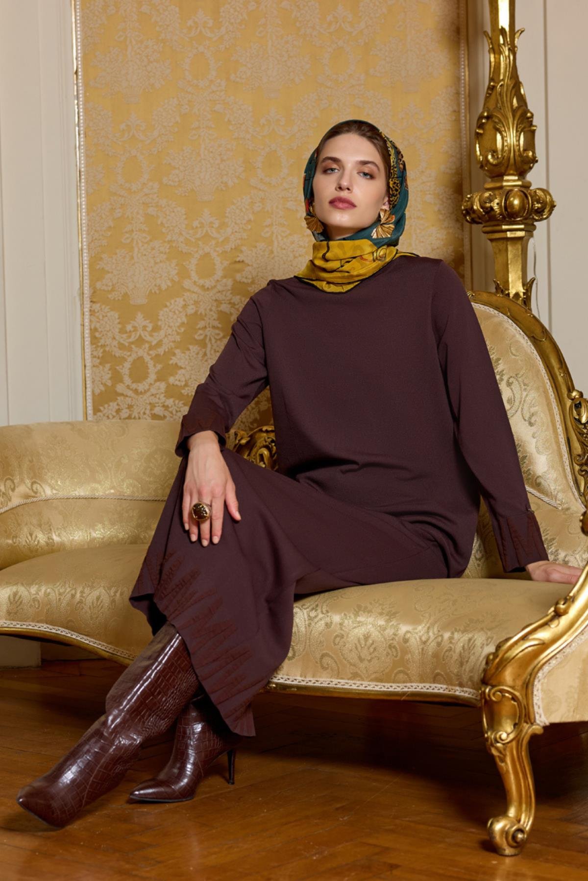Miswhence Triko Takım 2409 - KAHVE